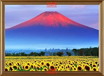 値下げ交渉あり。原画　朝焼けの赤富士　油彩画 値下げ交渉あり。原画 朝焼けの赤富士 油彩画 島本良平 「赤富士