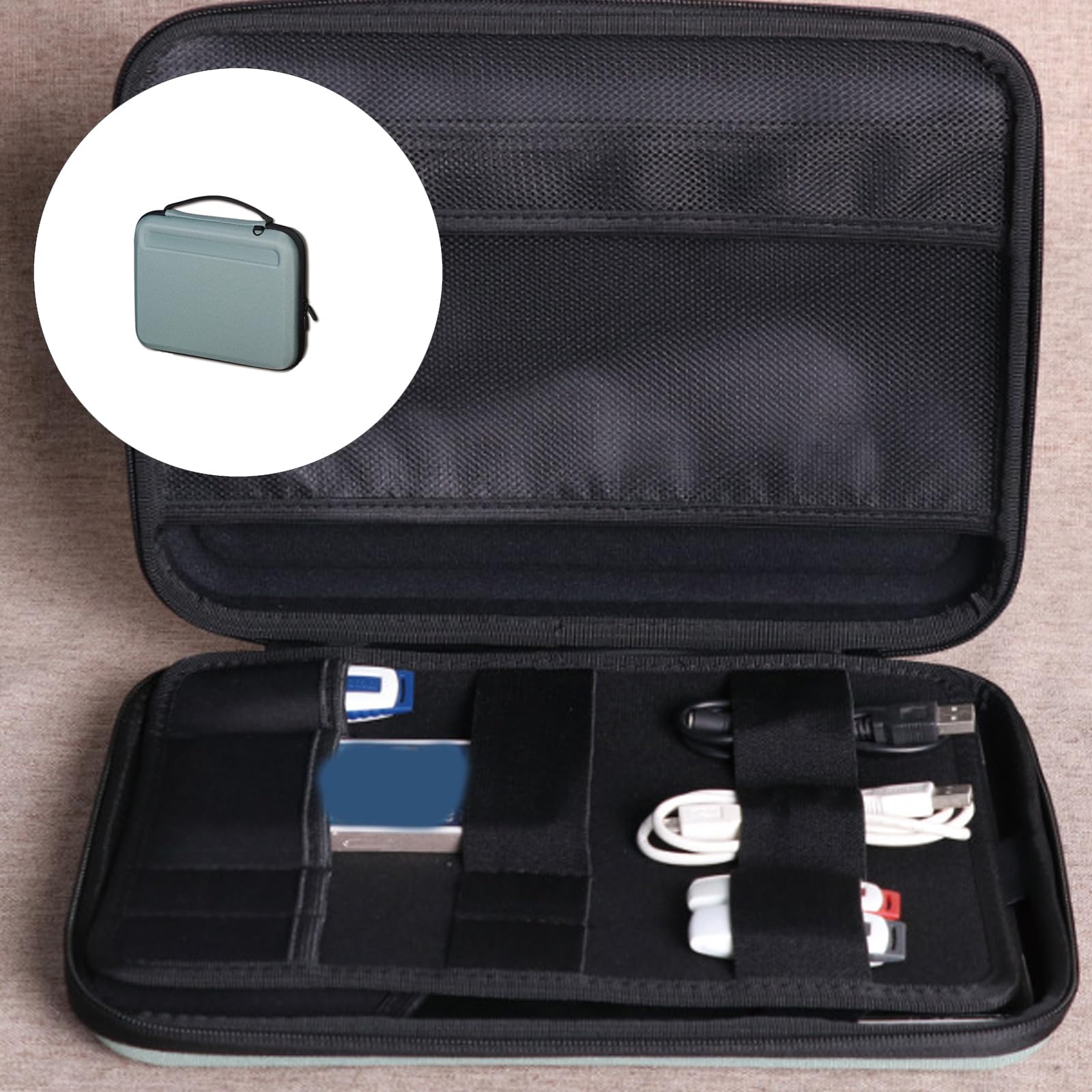Borsa per computer portatile Custodia protettiva per tablet in tessuto Oxford Custodia protettiva per computer portatile impermeabile Manico ergonomico Borsa per laptop antiurto professionale