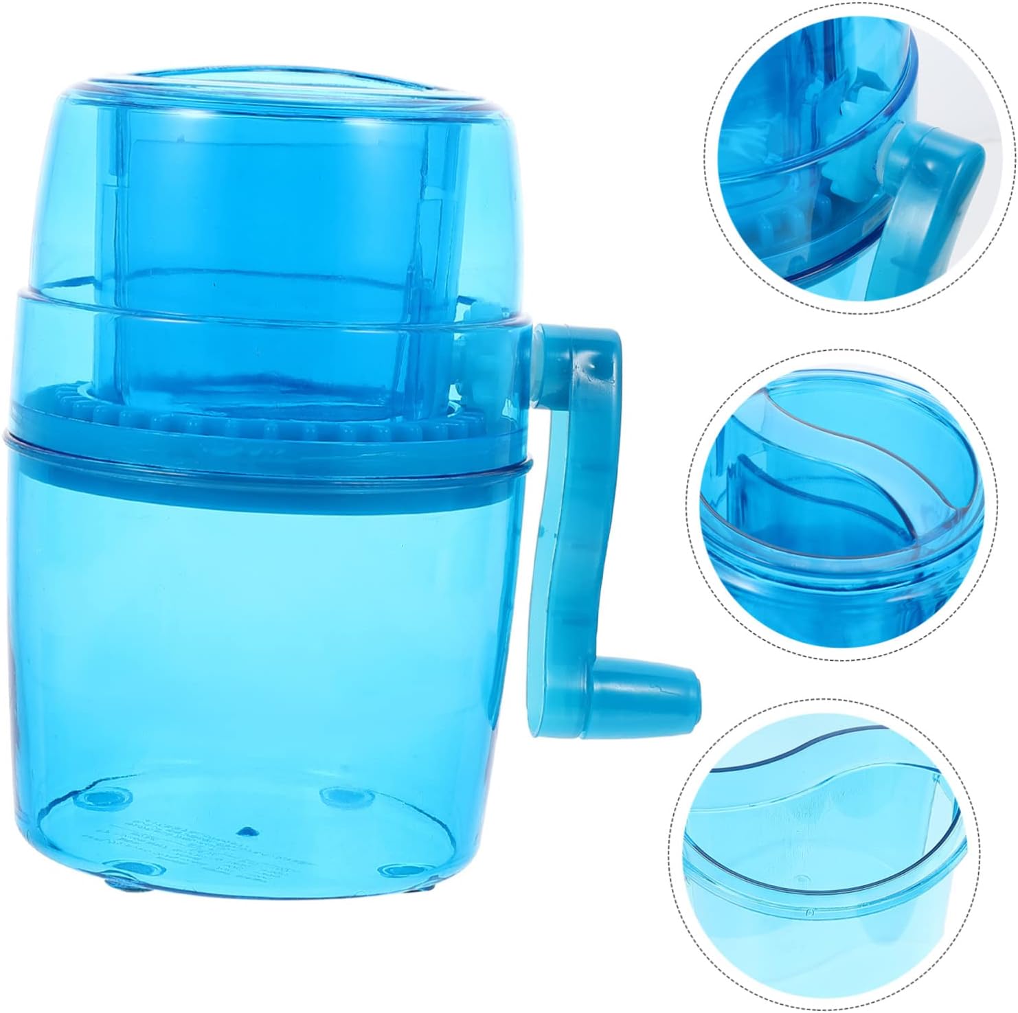 Manual Ice Crusher Portable Hand Crank Ice Maker for Home Use Easy to Clean and Store for Slushies and Summer Treats Housewarming Gift