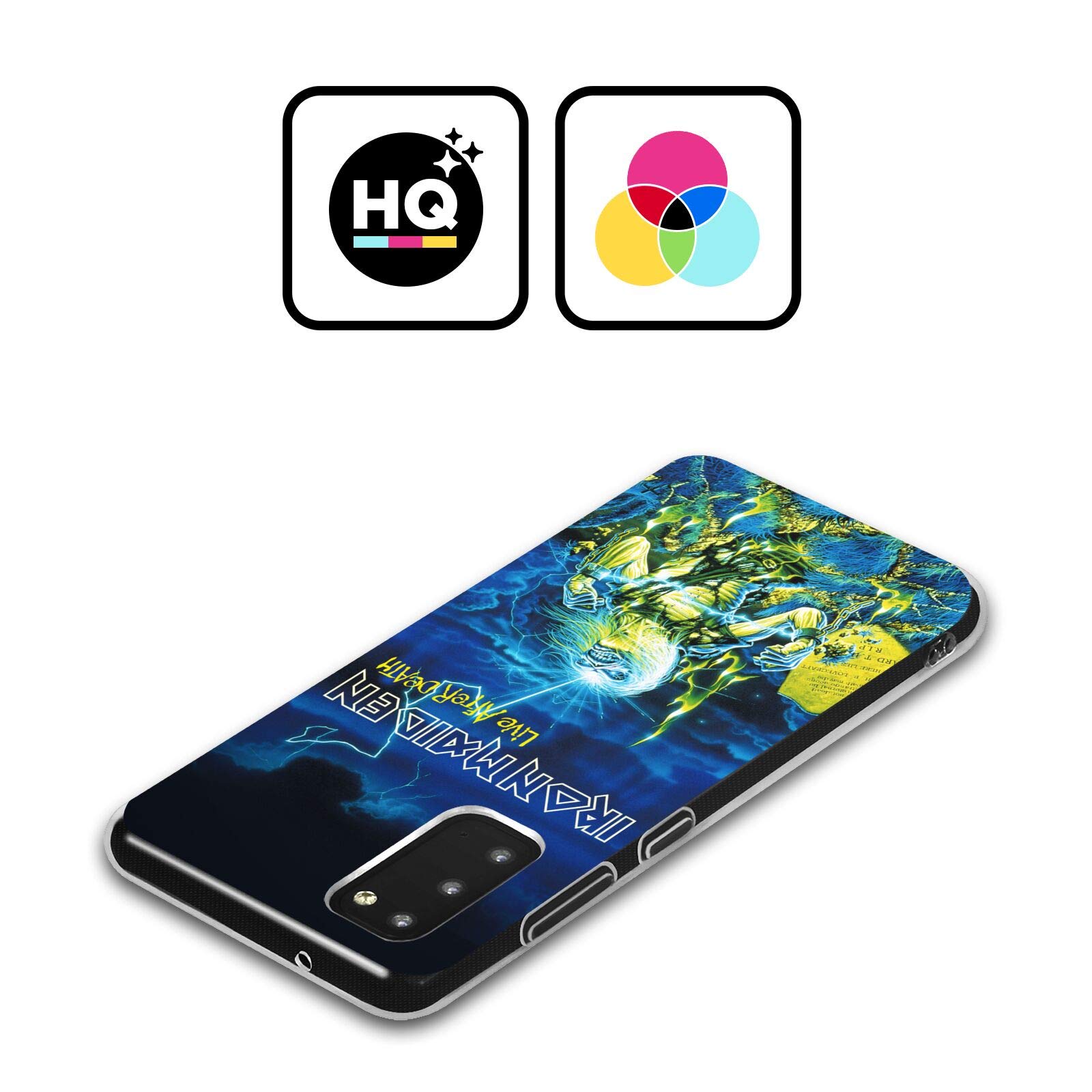 Head Case Designs Licenza Ufficiale Iron Maiden Live After Death Tour Custodia in Gel [Protezione di Grado Militare] Compatibile con Samsung Galaxy S24 5G E Compatibile con MagSafe