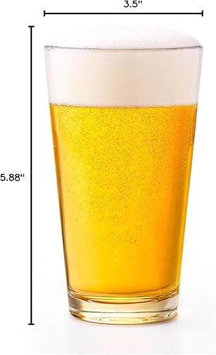 Miniatura 5 de Libbey 1639HT - Vasos para mezclar Restaurant Basics, 16 onzas, juego de 12