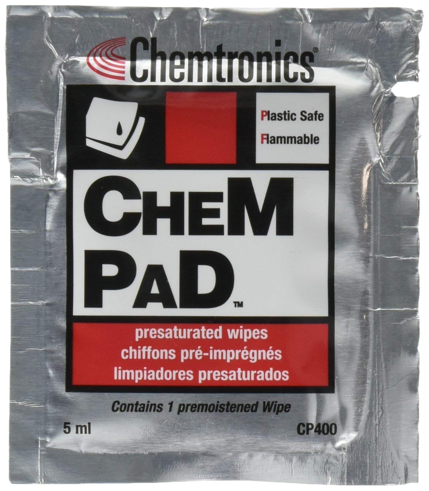 Chem Pad Presaturated Wipe 50 Pack-by-Chemtronics