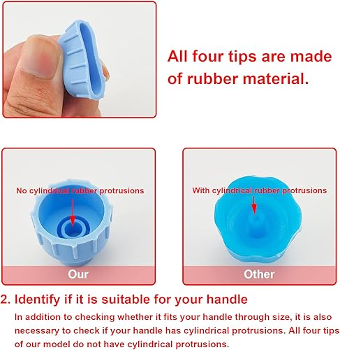 Miniatura 3 de Cuidado de la cara Set de belleza de la piel Hydro Dermabrasion Water Scrub Puntas de silicona Vortex pequeño 3 piezas para Elitzia ET89 ETLB246 o