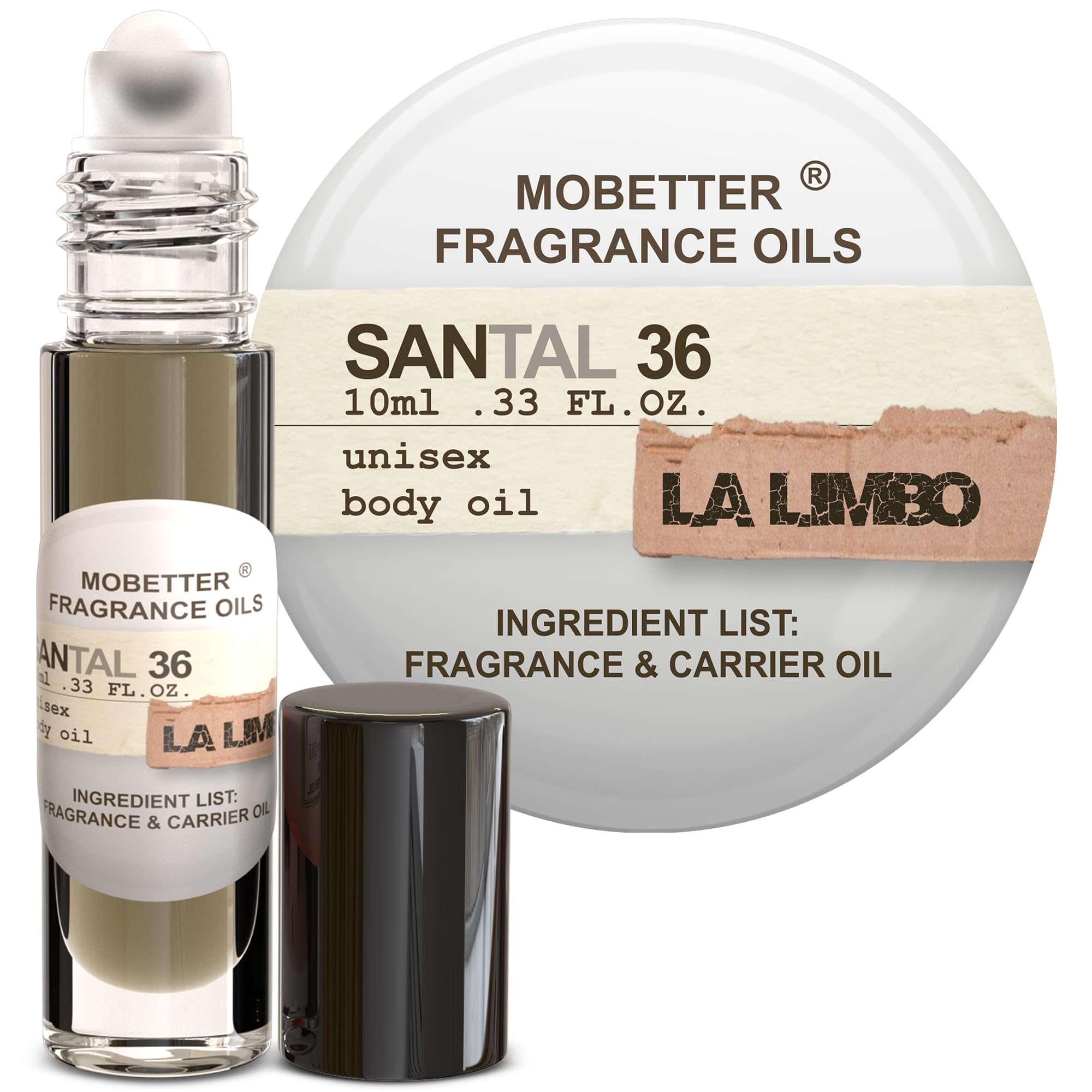 La Limbo Santal 36 Fragrance Body Oil for Unisex