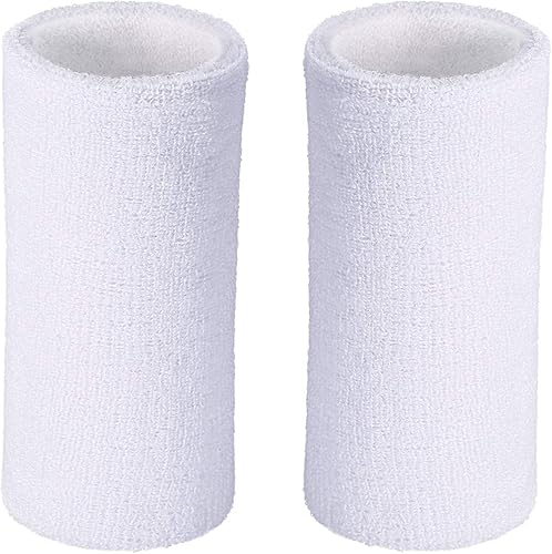 Miniatura 2 de Muñequeras deportivas largas de 6 pulgadas, bandas elásticas atléticas para gimnasia, tenis, actividades al aire libre