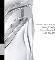 Vista 3 de AdHoc Duomill Pure - Molinillo combinado de sal y pimienta de acero inoxidable, práctico molinillo de sal y pimienta - Acero inoxidable