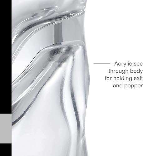 Miniatura 3 de AdHoc Duomill Pure - Molinillo combinado de sal y pimienta de acero inoxidable, práctico molinillo de sal y pimienta - Acero inoxidable
