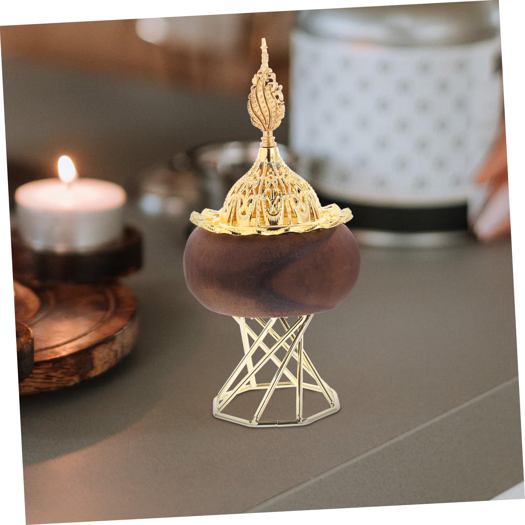 Ciieeo 3St graceling büroradio geschen fleab wundrrschön Räucherstäbchen Weihrauchbrenner schmücken Räucherkerzenbrenner Desktop-Schmuck Halter für Weihrauchbrenner hölzern