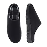 Mens Memory Foam Slippers Soft Indoor/Outdoor House Shoes with Arch Support