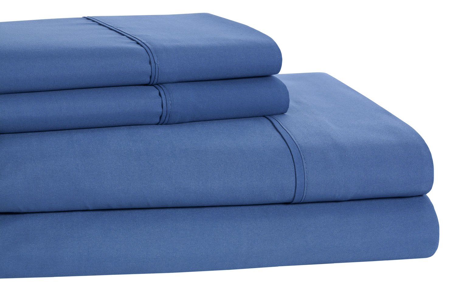 Trade Linker Beauty Sleep Collection Extra Soft Microfiber Sheet Set, Queen Size, Royal Blue