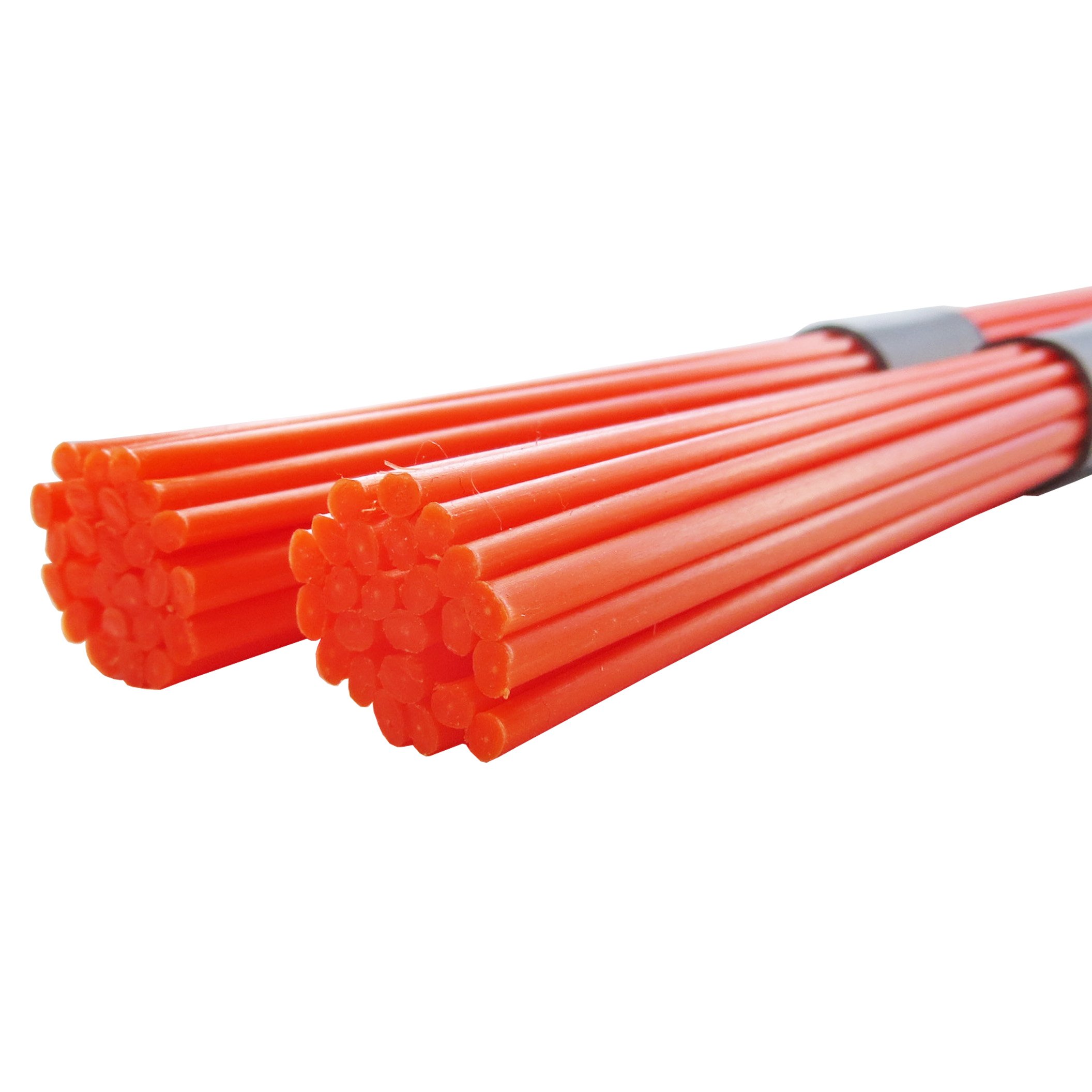 Baguettes De Batterie Flix FFS Orange - Paire Avec Bague Réglable - Son Chaud Et Dynamique, Polyvalentes