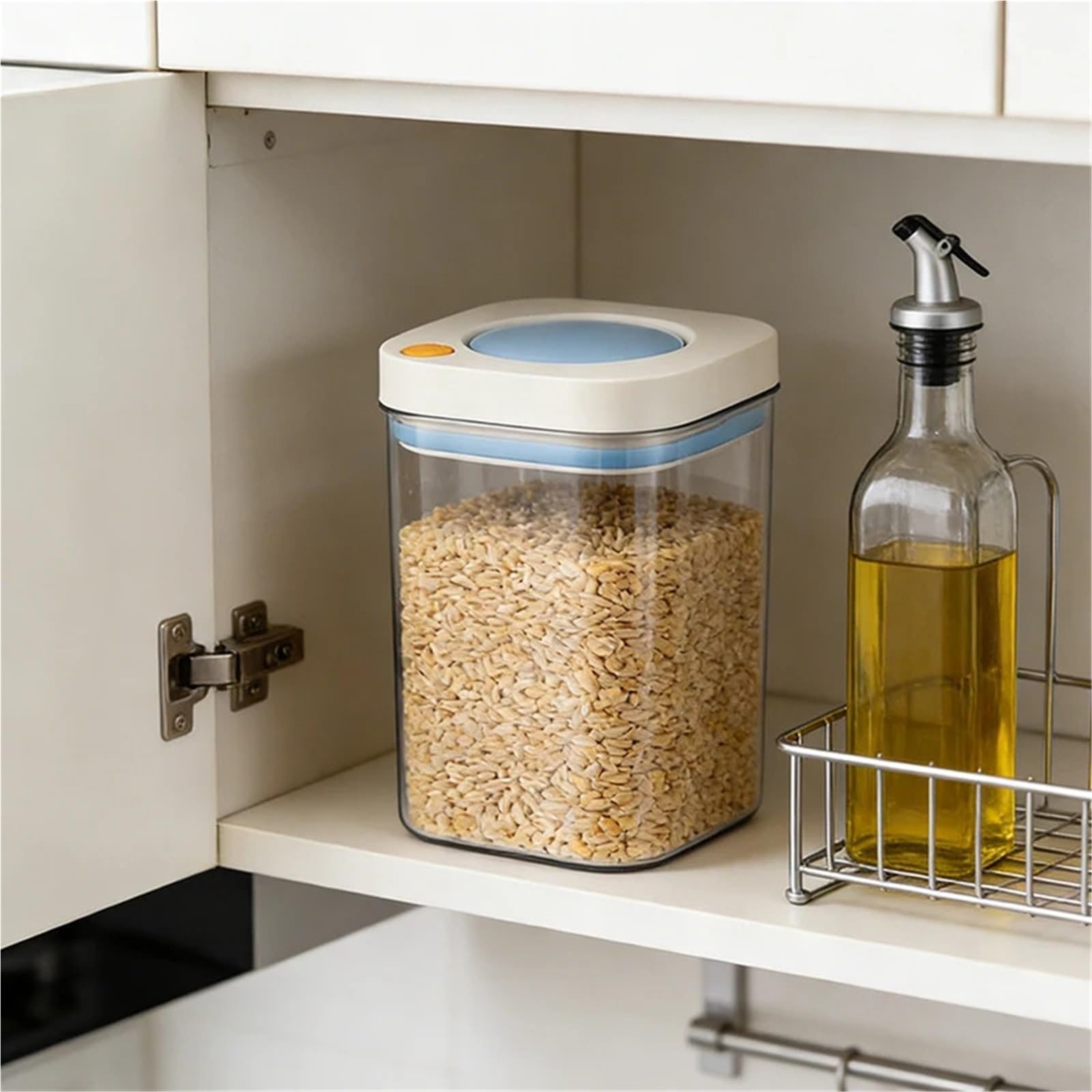 Vorratsdosen Mit Deckel FüR Spaghetti Vakuum-Lebensmittel-Aufbewahrungsbox, Kunststoff, versiegelt, Frischhaltebox, Körner, Kaffeebohnen, transparenter Vorratsbehälter, Küche, Vorratsdosen