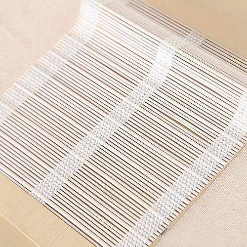 Miniatura 3 de LETAU Persianas romanas de madera con filtro de luz de bambú para jardín, patio, cenador, porche, patrón 2