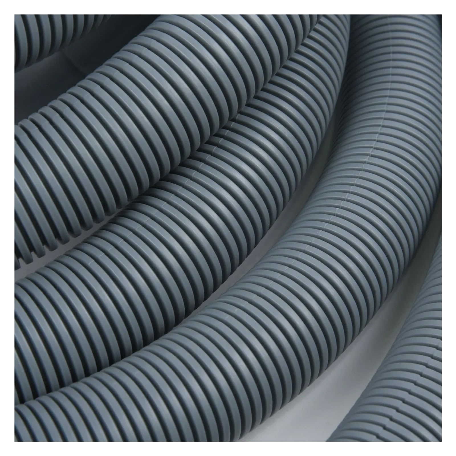 4 Meter Ablaufschlauch, Abflussrohr for Waschmaschine, Spülmaschine, Verlängerung 22–23 mm, 20–21