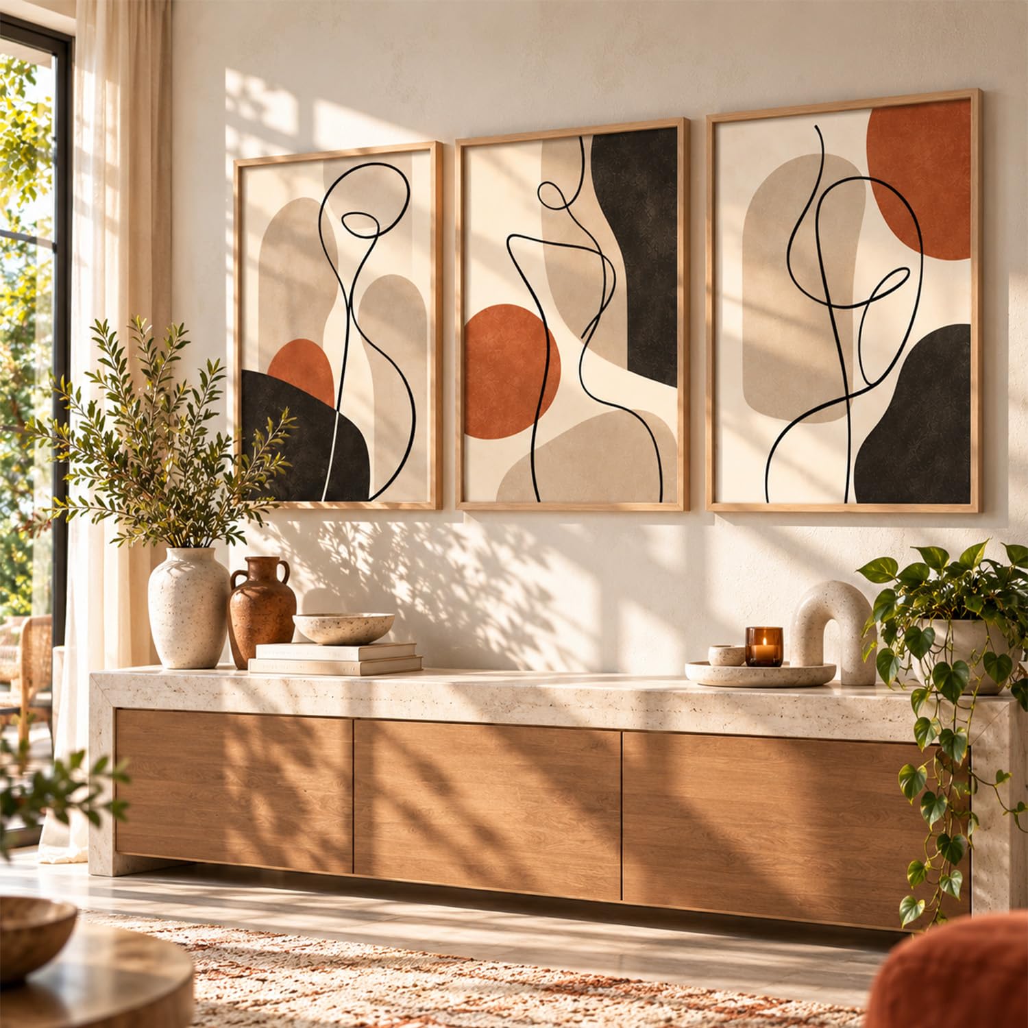 Bohemian Art Prints - 3 Maximalist Frames -18 Bohemian Art Prints - 3 Maximalist Frames -18