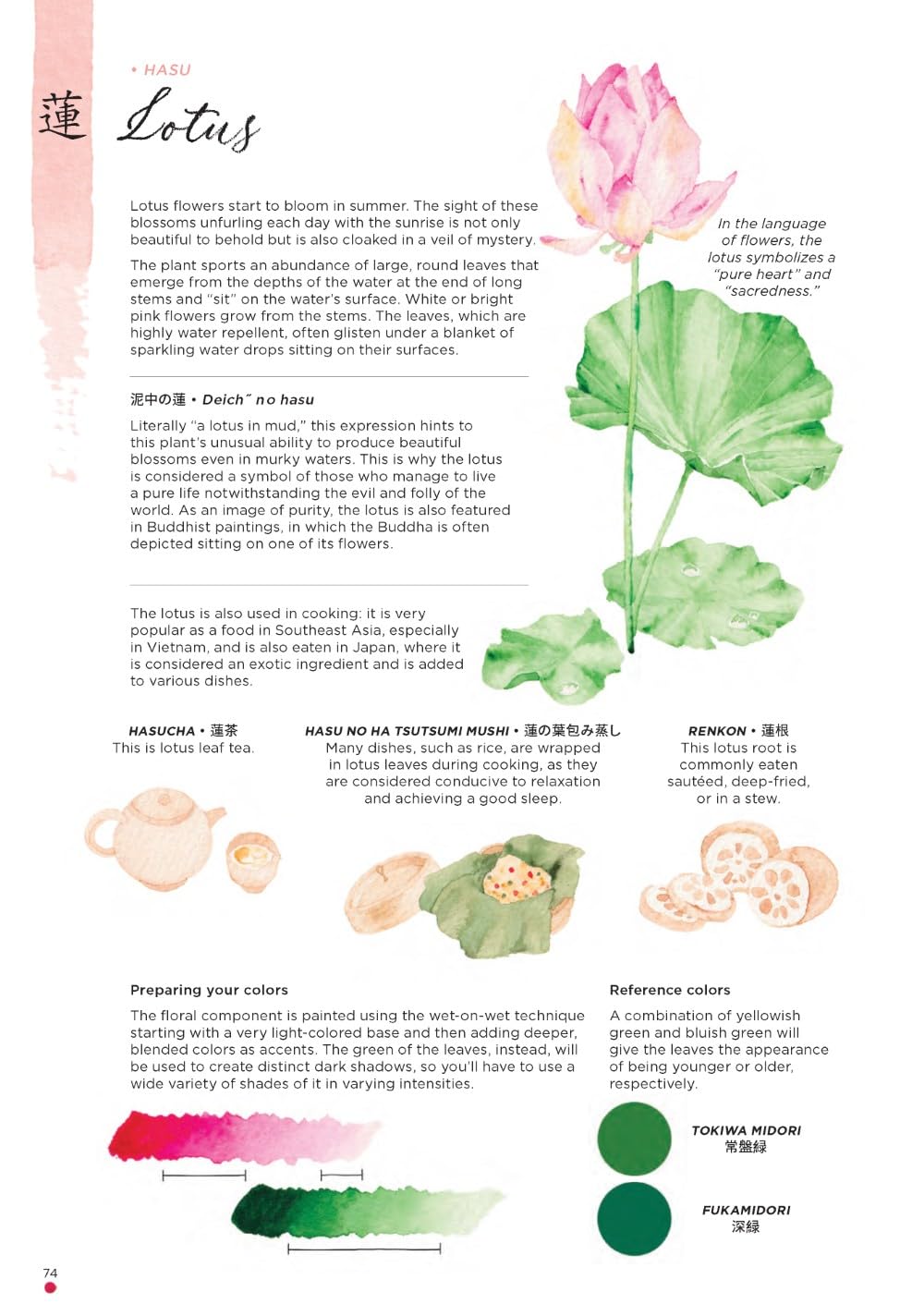 Japanese Watercolor: Floral & Botanical Techniques: 18 Step-by-Step Lessons with How-to Videos