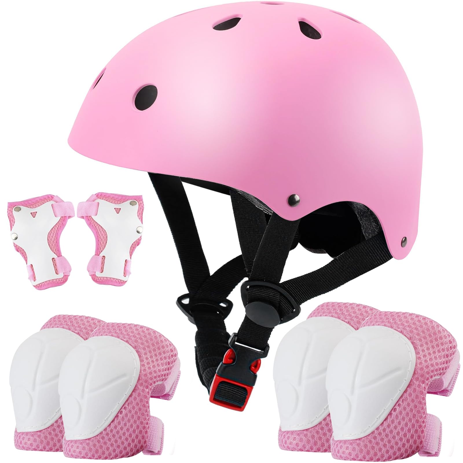 Color Gradient Adjustable Kids Bike Helmet Toddler Helmets for 3-5-8-14 Years Kids Girls Boys Youth Bicycle Helmet for Scooter Balance Bike Roller