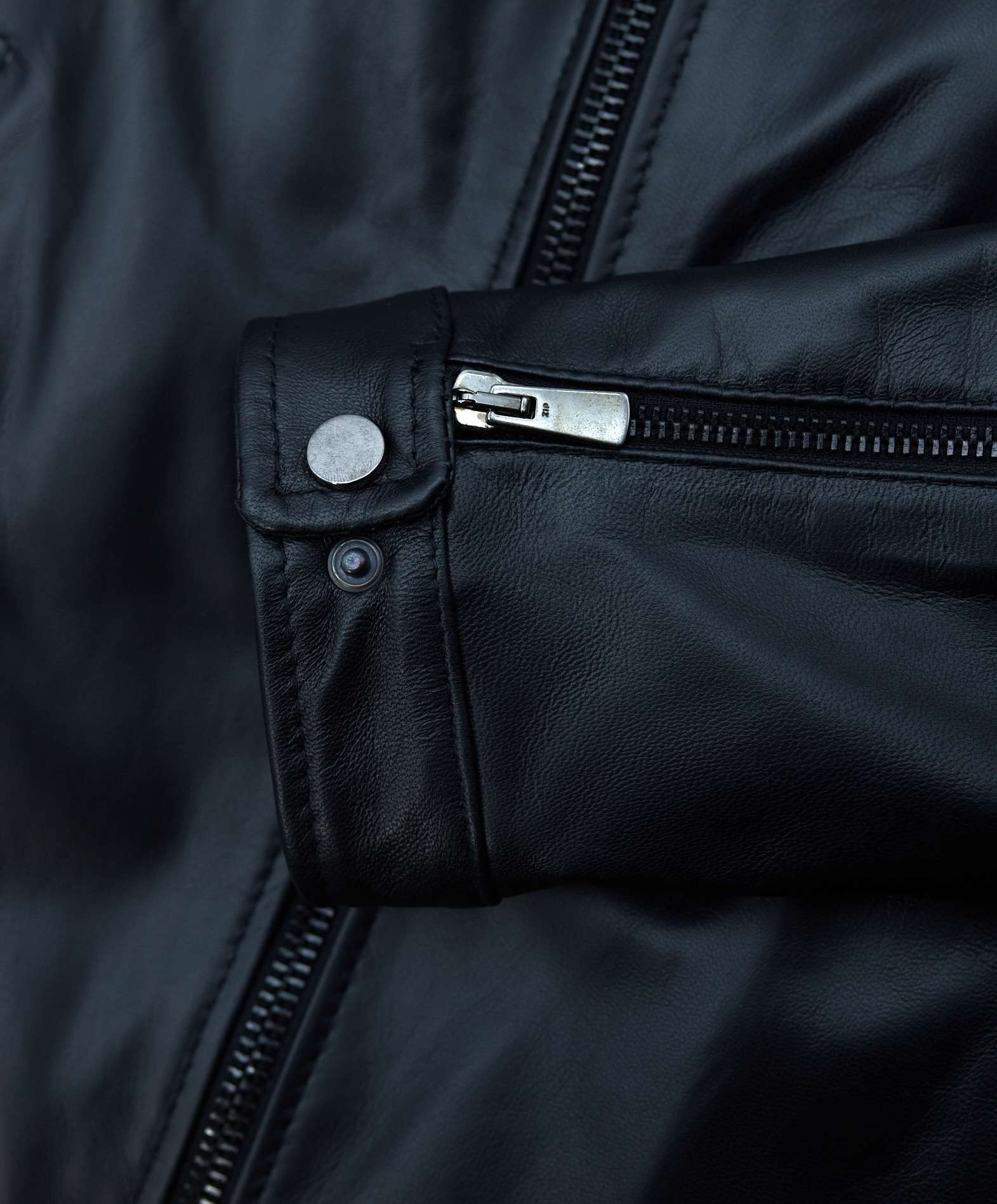 D'Arienzo Giacca Pelle Marrone Uomo Giubbino Moto Vera Pelle Made in Italy Hamilton