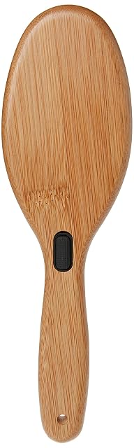 Foto 3 de 4 de Bamboo Groom - Cepillo de cerdas ovaladas con jabalí natural grande
