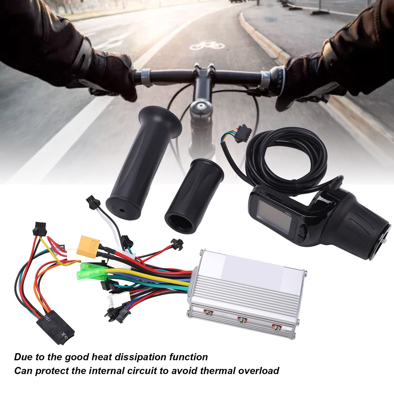 Amazon.co.jp: ブラシレスコントローラーキット、36V 48V 60V 350W 3