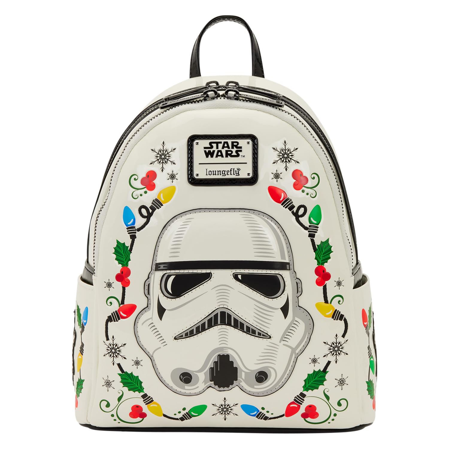 Amazon.com: Loungefly Star Wars Stormtrooper Holiday Mini Backpack