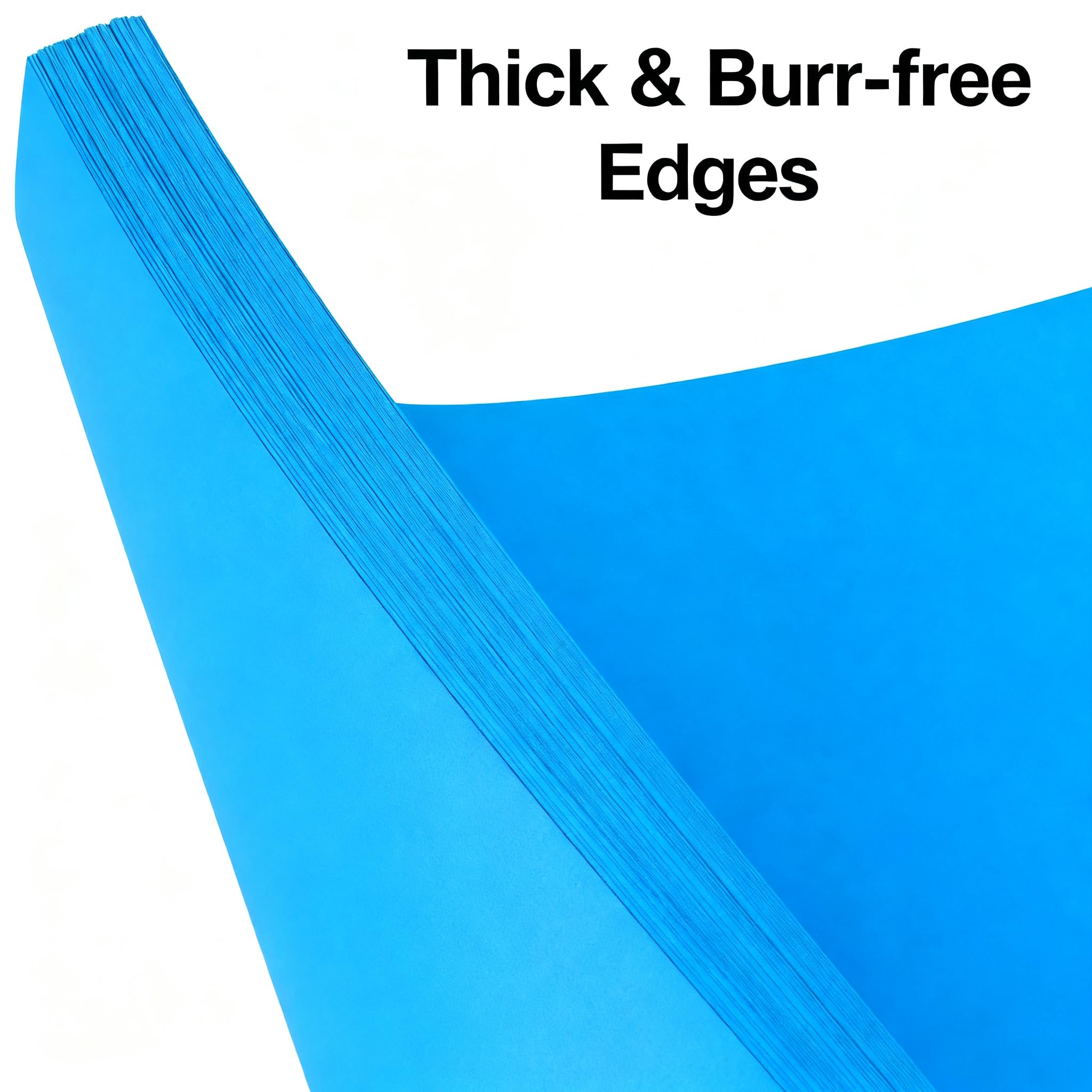 30 hojas de cartulina de 8.5 x 11 pulgadas, papel de cartulina de color premium de 180 g/m² para niños, tarjetas, manualidades, decoración de fiestas, suministros escolares para estudiantes (azul)