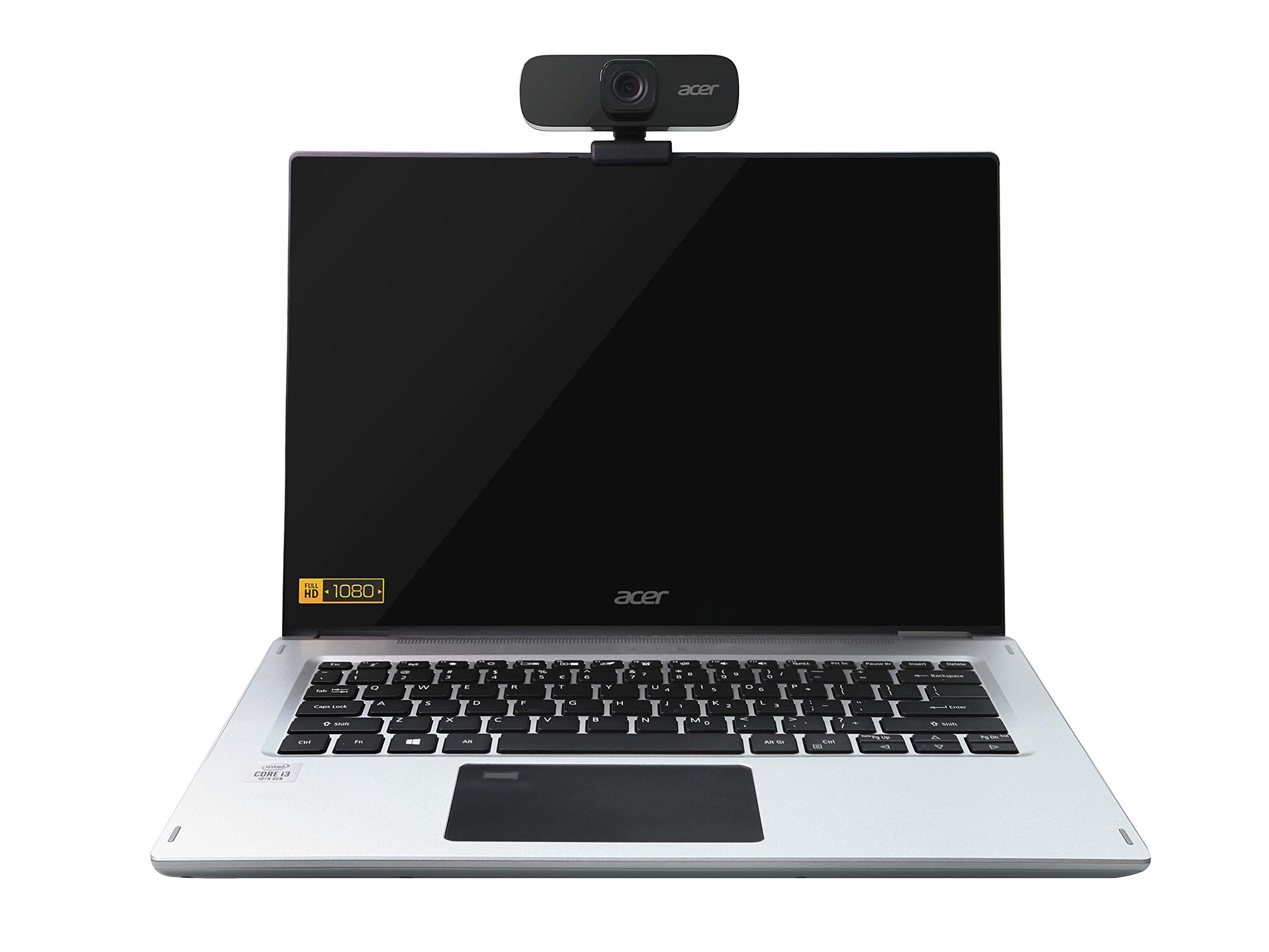 Acer FHD Conference Webcam, Webcam PC con Microfono, Risoluzione Full HD da 2 MP, Audio Digitale, Rotazione 360 gradi, Cavo USB, Nero (Confezione da 2)
