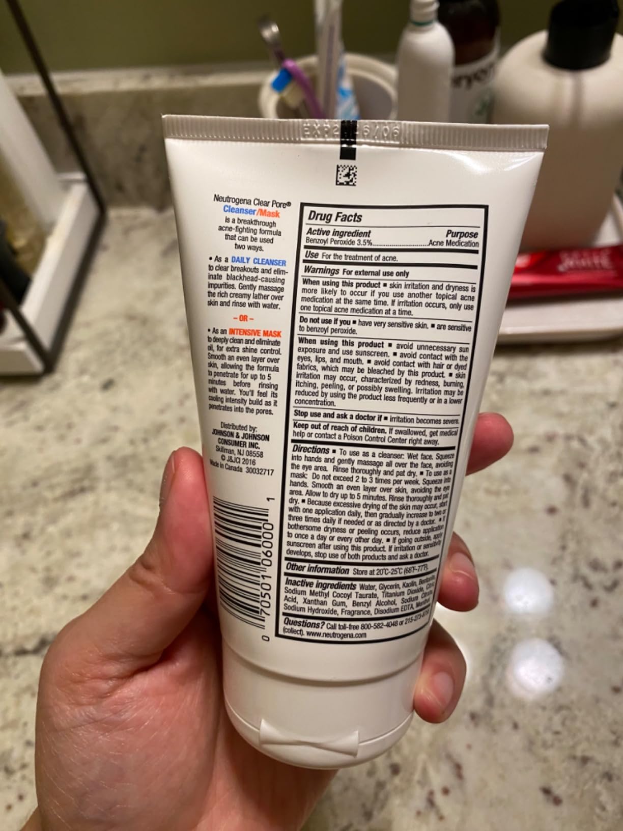Neutrogena Neutrogena Clear Pore Cleanser Mask, 4.2 oz