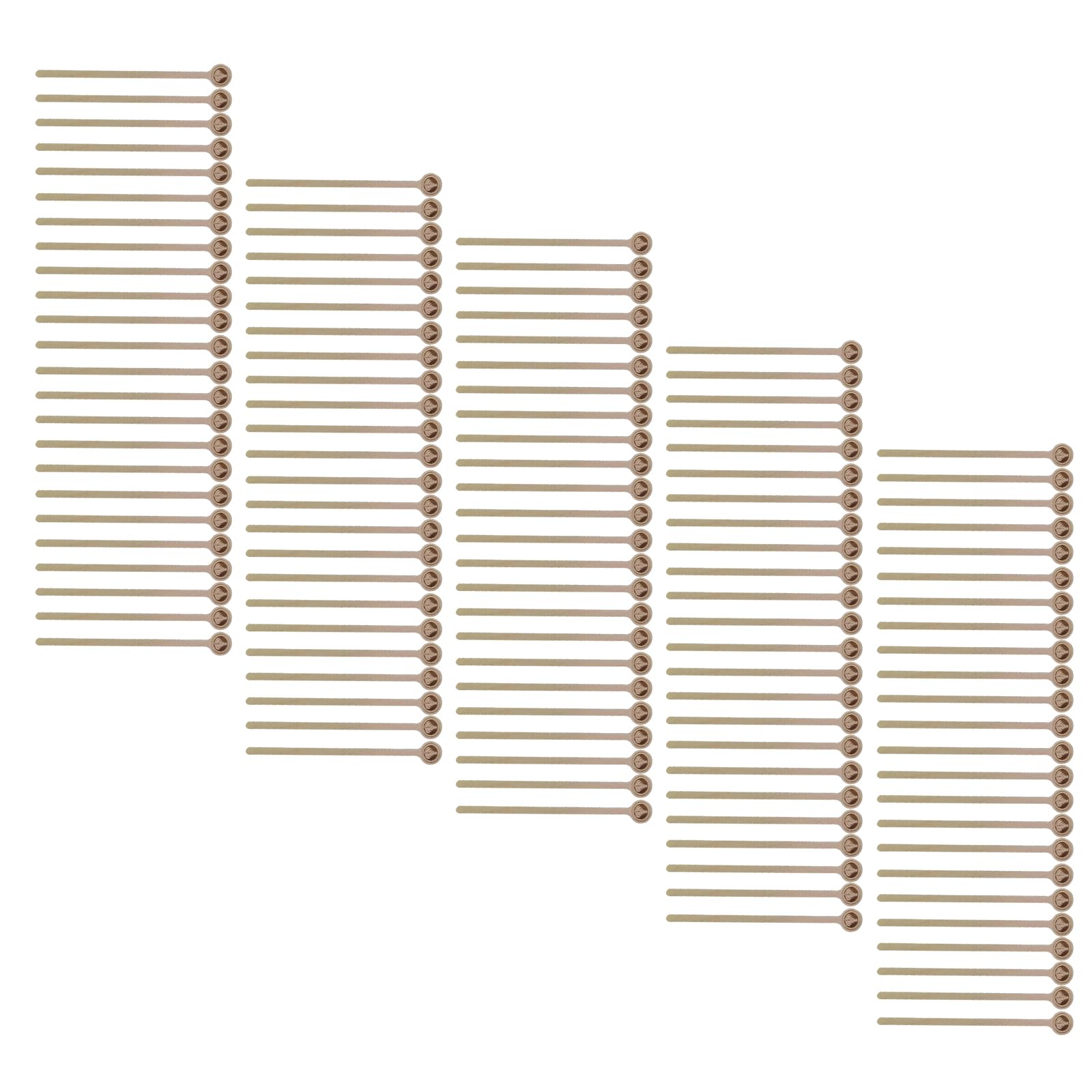 Tsophreniq 100Pcs Wood Stir Stick for Coffee Lovers Wood Beverage Mixer Suitable for Mixing Hot Beverages in Cafes and Offices Beverage Mixing Stick