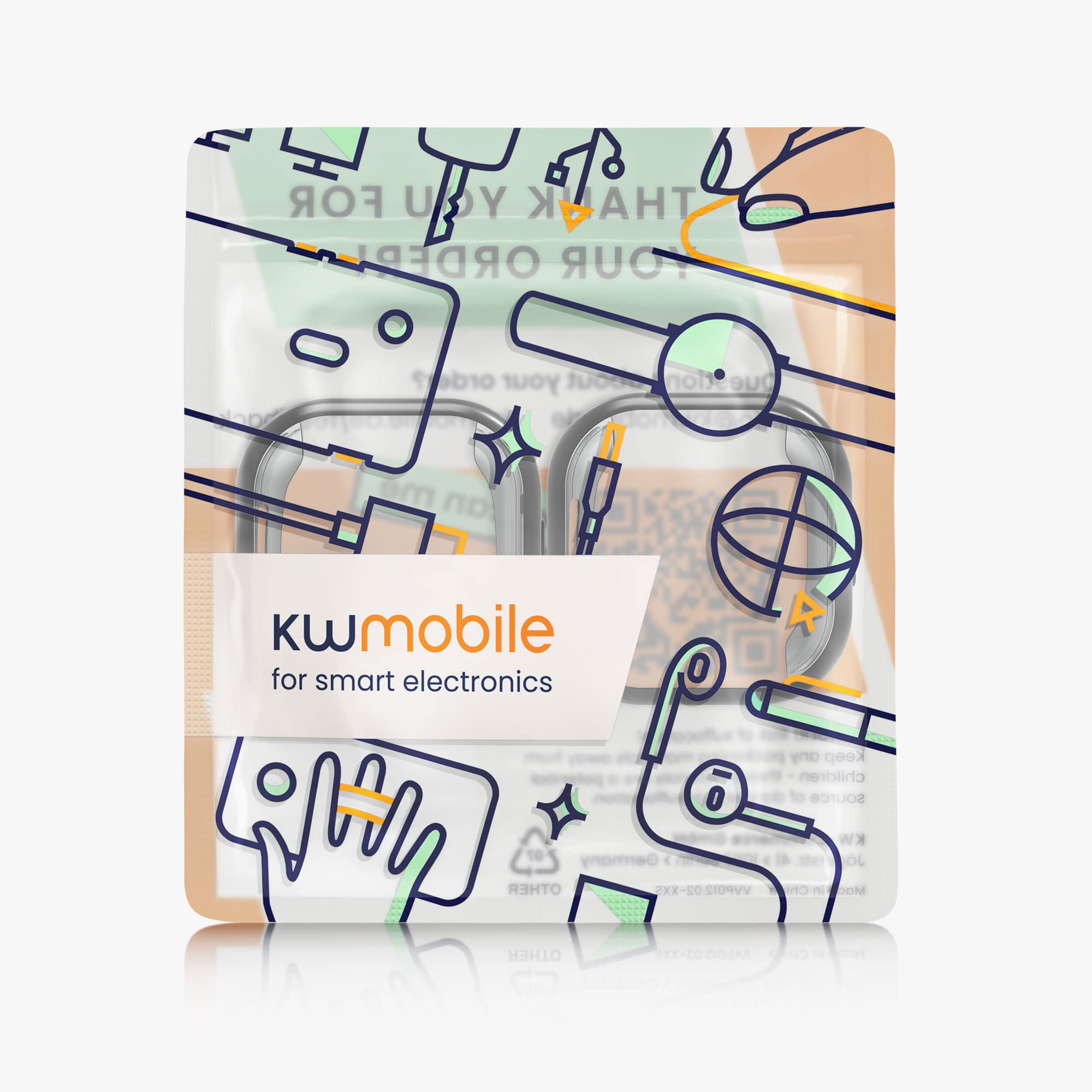 kwmobile Etui kompatybilne z Fitbit Versa 3/Sense, 2 x silikonowe etui na monitor aktywności, z TPU, czarne/czarne