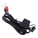 Battery Tender Ring Terminal Harness Accessory Cable - 18 inch Cord Adapter with SAE Quick Disconnect - Easy Quick Convenient for Motorcycles, Cars, ATVs and More - 081-0069-6