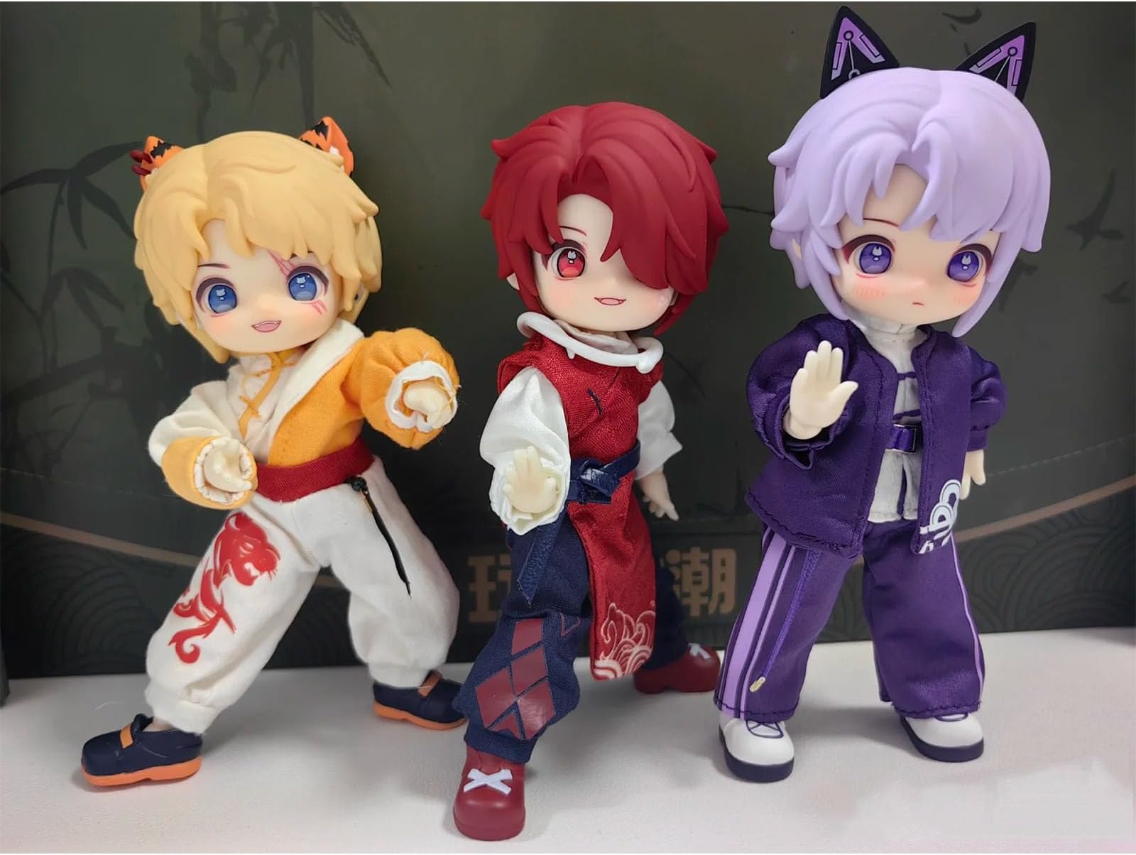 GNATAPIAY 1/12 BJD Dolls Blind Box,Kawaii MJD BJD Dolls NAGI Series-3 1/12 Ball Jointed Doll Collectable Action Figure Posable Dress Up Doll for Girls Gift Toys