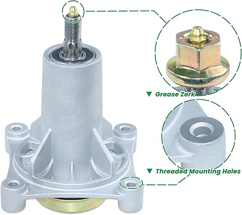 Miniatura 7 de Paquete de 3 conjuntos de husillo 587819701 con polea 532153532 532196106 532196104 532177968 Reemplazo de polea tensora 187292 192872 192870 187281