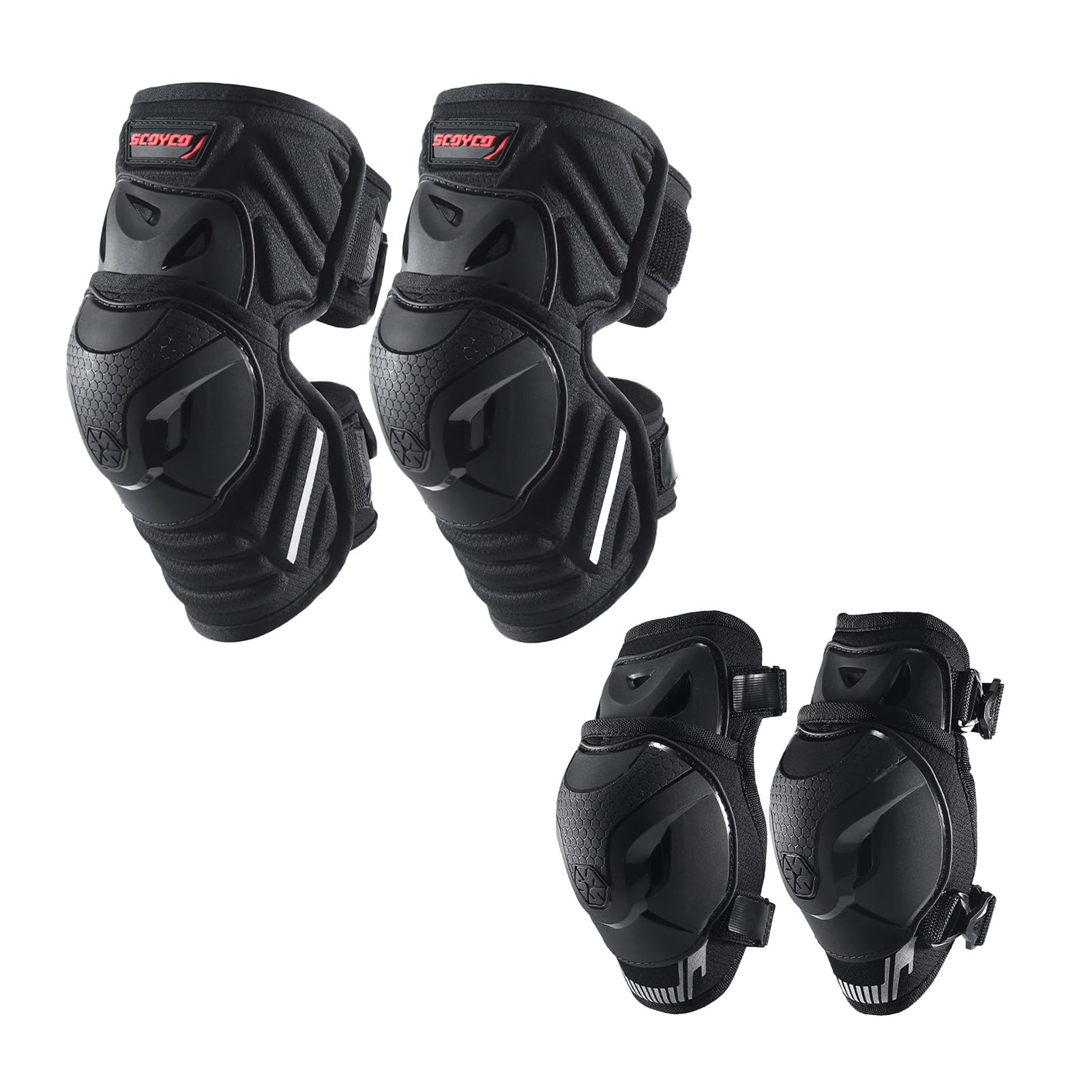 Amazon.com: Scoyco Motorcycle Knee Pads CE Level 1 Adjustable