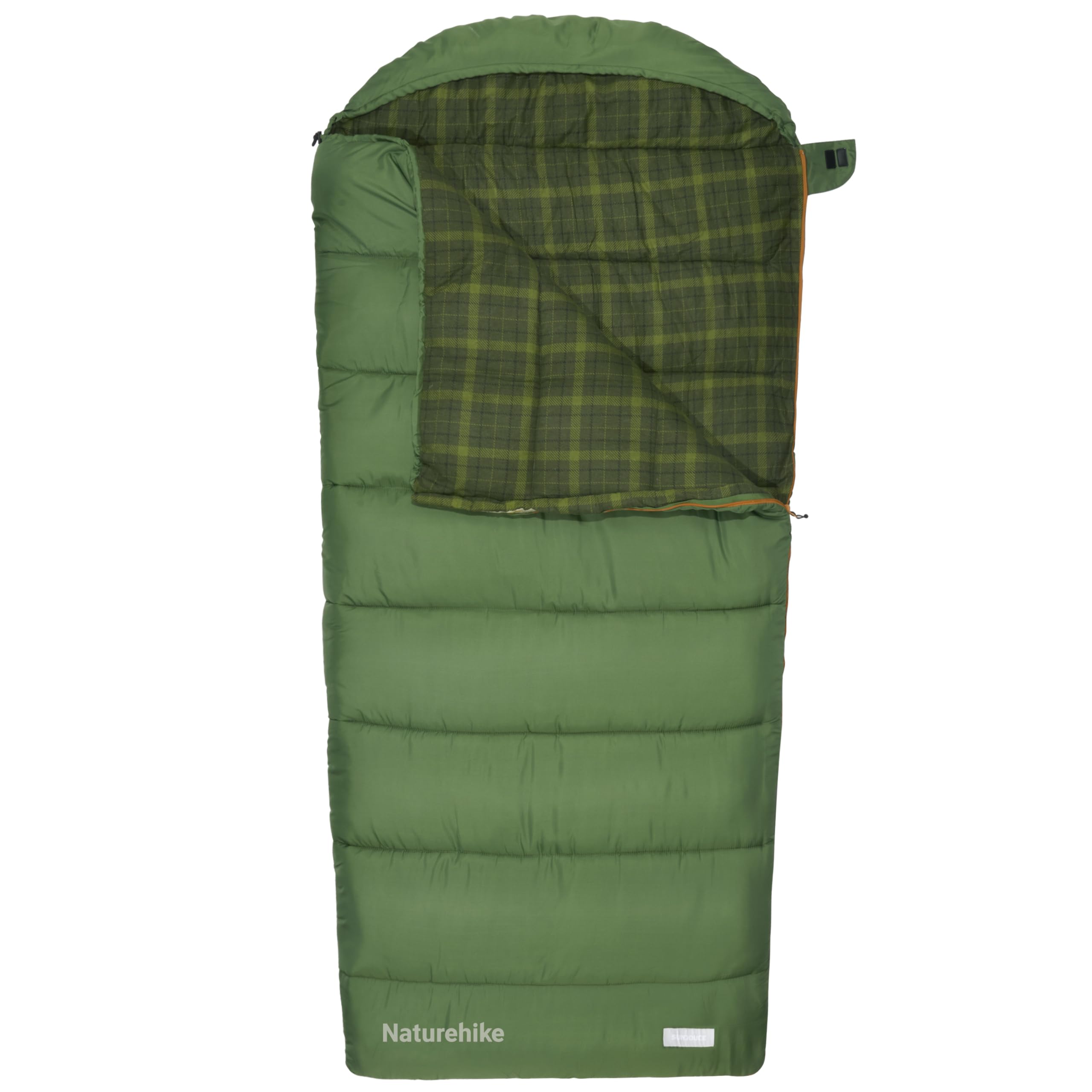 Naturehike Flanell-Schlafsack, groß und hoch, für Erwachsene, Schlafsack für kaltes Wetter für alle Jahreszeiten, XXL-Schlafsäcke für Camping, Wandern, Jagd, inklusive Kompressionssack