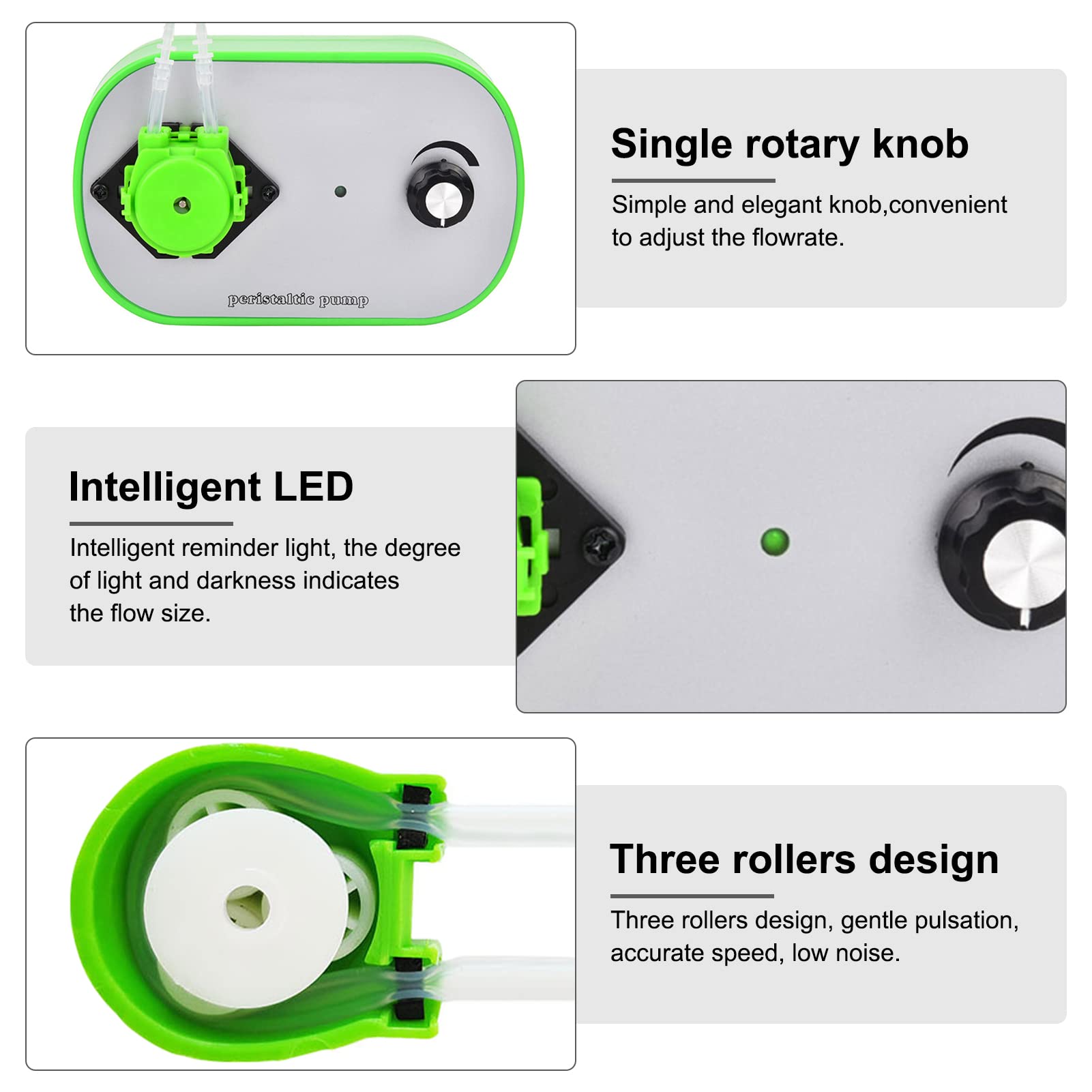 Pompa Peristaltica EVTSCAN - Flusso Regolabile Per Acquari E Lab - Foto 10