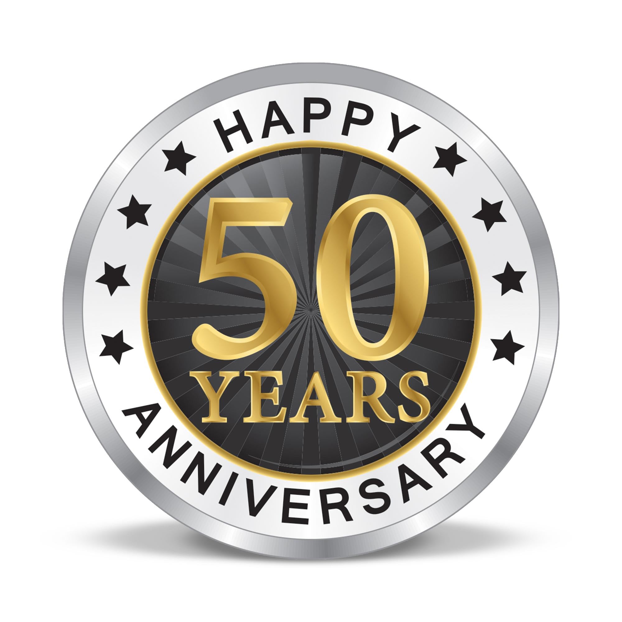 Precious Moments BIS Hallmarked Silver Coin 50th Jubilee Anniversary Design 999 Pure.available in 10,20,50,100 gram.