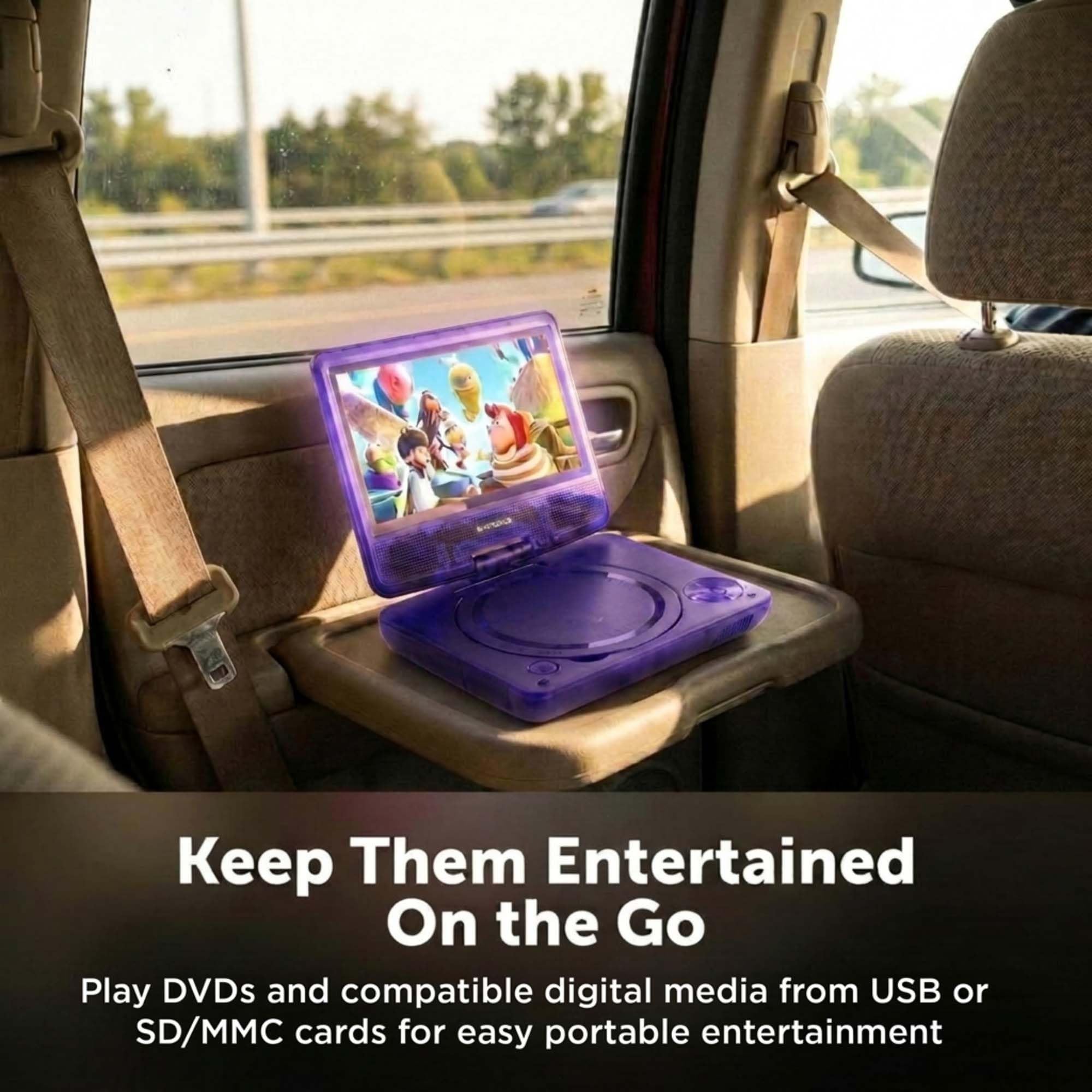 Amazon.co.jp: Magnavox 7インチポータブルDVDプレーヤー 回転式