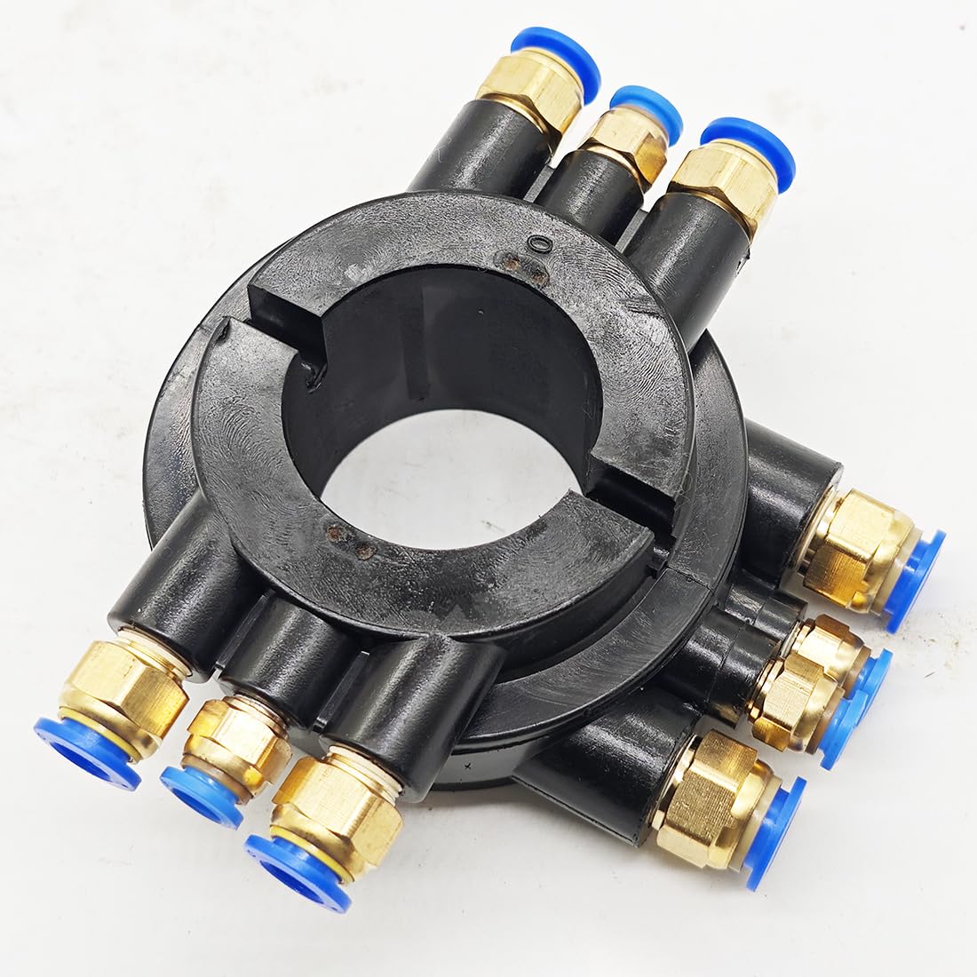 HNZZQFR 1PC Tire Changer Parts Rotary Coupler Coupling 10-Way Air Valve Wheel Balancer (with Connector)