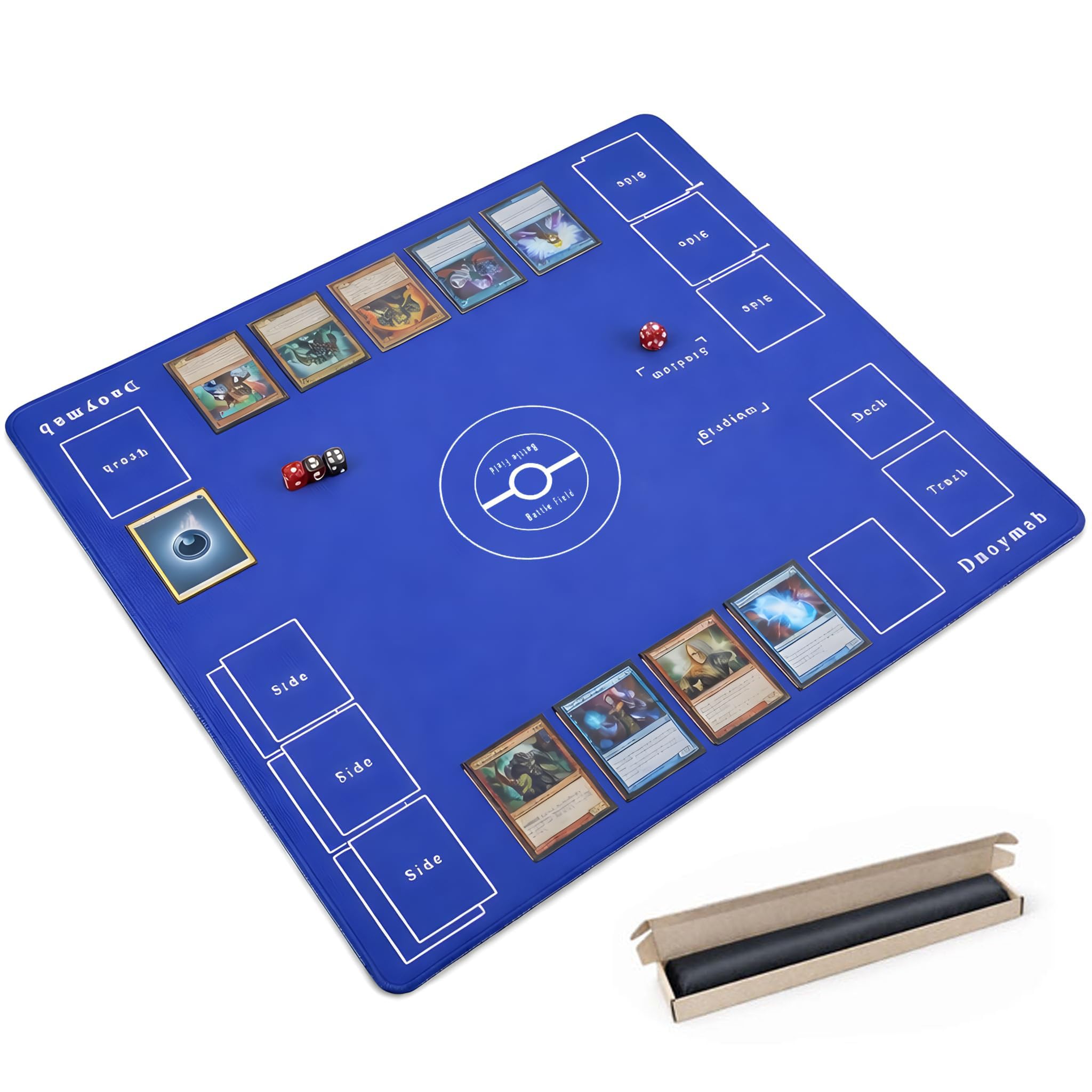 Amazon | Dnoymab フルサイズ プレイマット 60×60cm 厚3mm TCG ラバー
