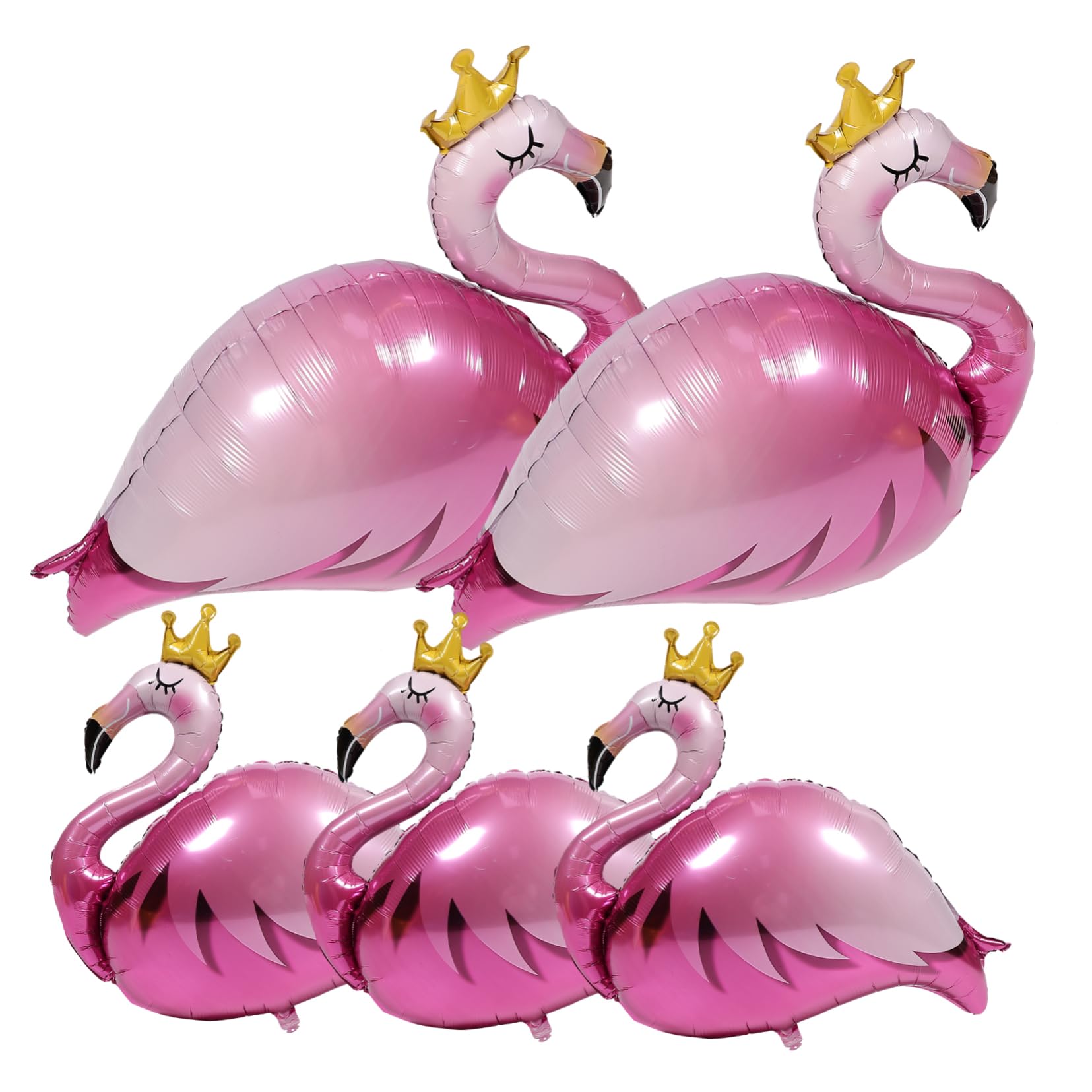 Alasum 5 globos de fiesta, globos fotográficos, globos de aluminio de flamenco, globos de boda, globos de luau, globos de boda, decoración de globos de flamenco, globos de animales, piscina