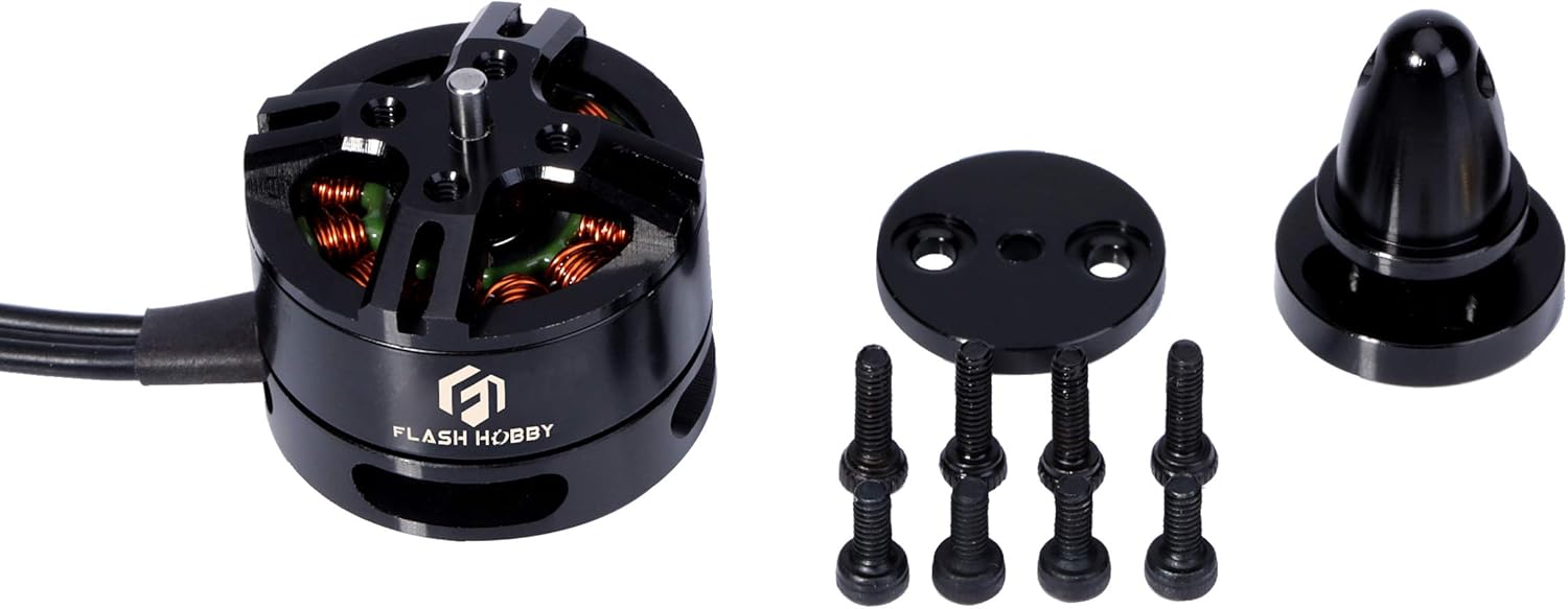 FLASH HOBBY BE1806 2300KV 1400kv 2700kv Brushless Motor Race Edition for Multicopters Parts 160~210 Micro Drone (2700kv Black)