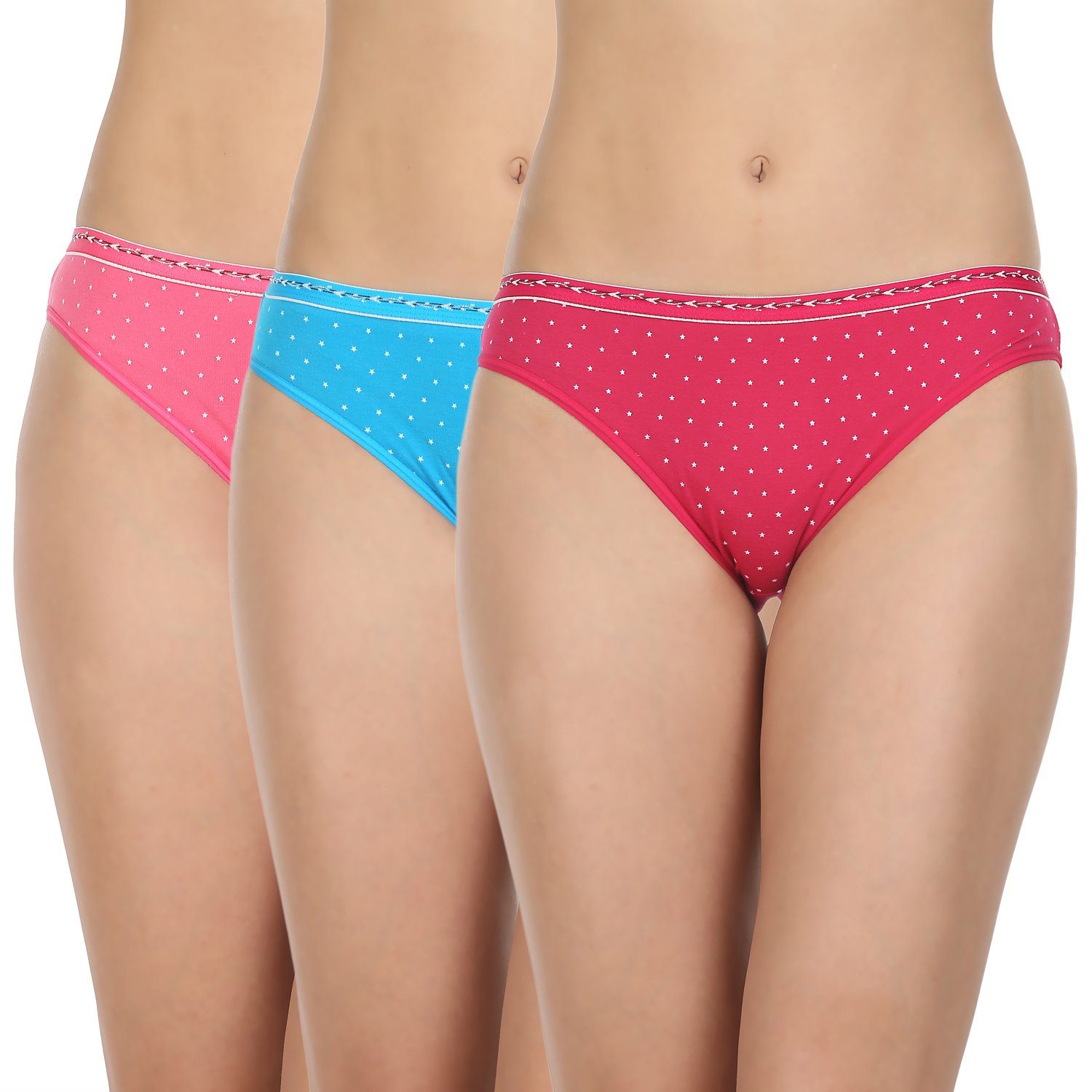 bodycare Women's Cotton Printed High Cut Bikini Brief (Pack of 3)-picture-23