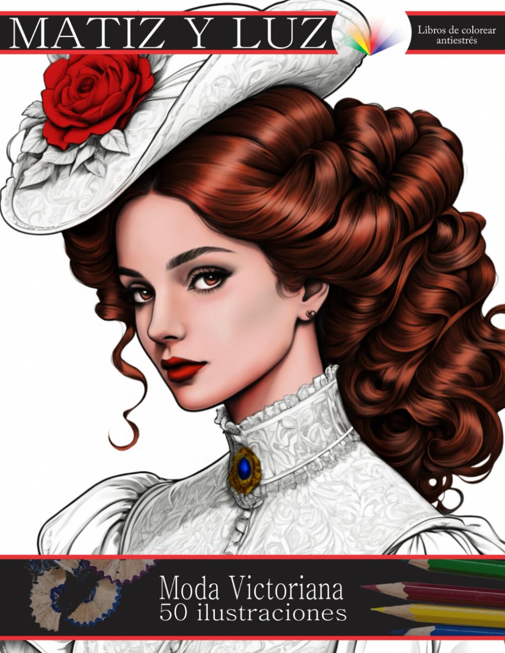 Moda Victoriana: libro de colorear relajante para adultos