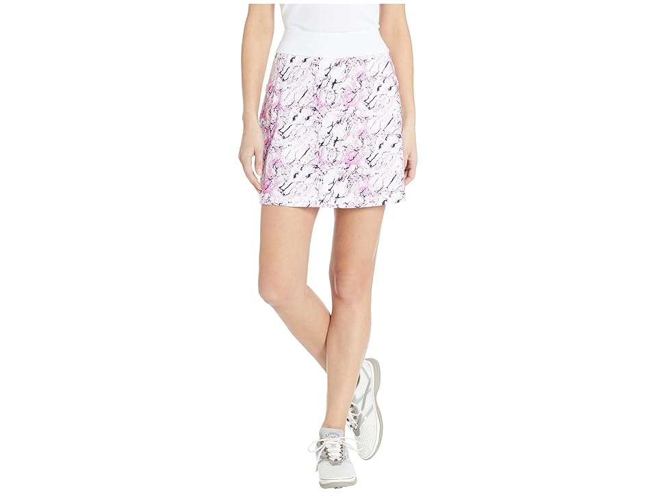 

Callaway 18 Knit Liquid Pink Printed Skort (Brilliant White) Women's Skort