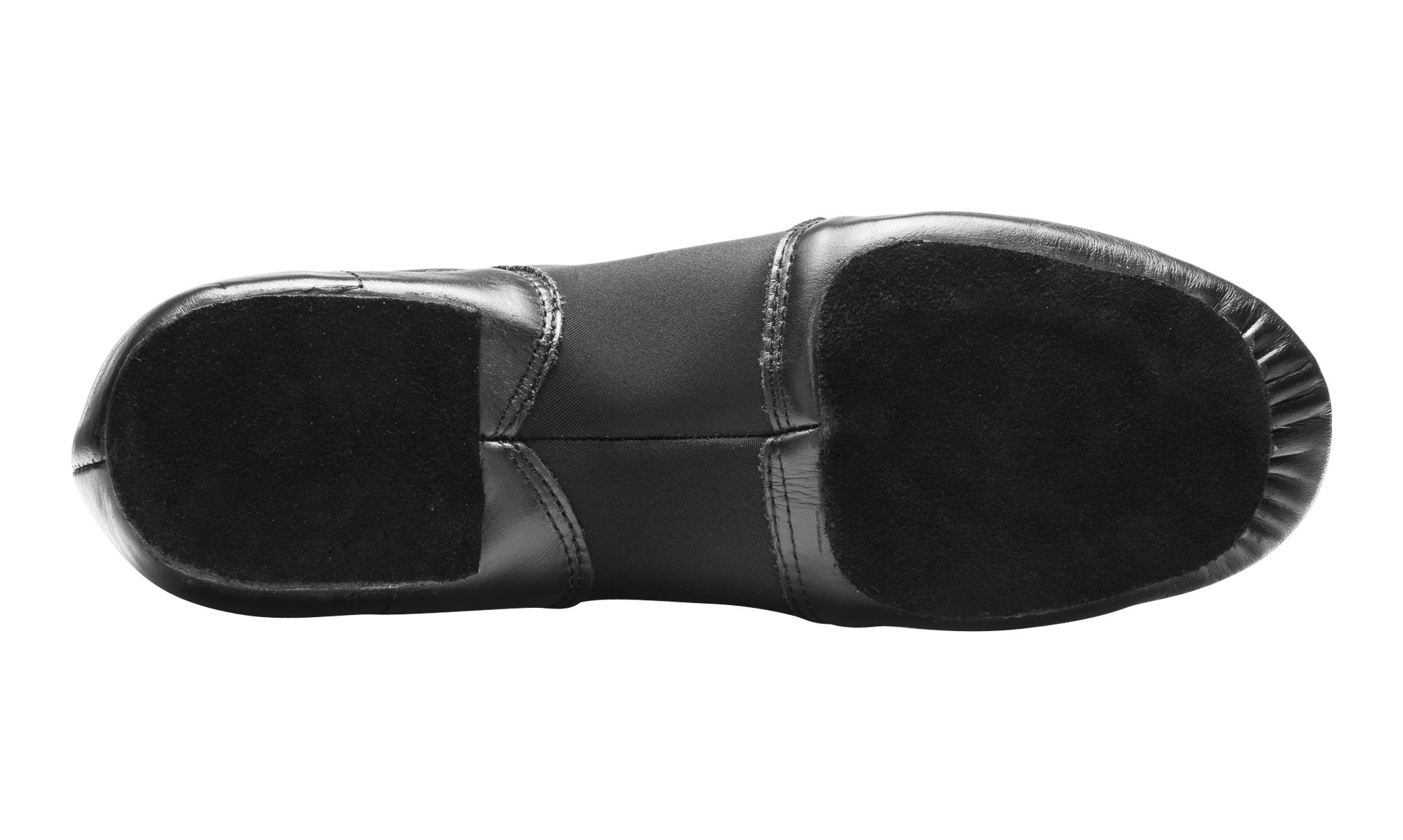 Rumpf 1250 Jazzschuh Leder Geteilte Sohle schwarz EU 39,5 UK 6