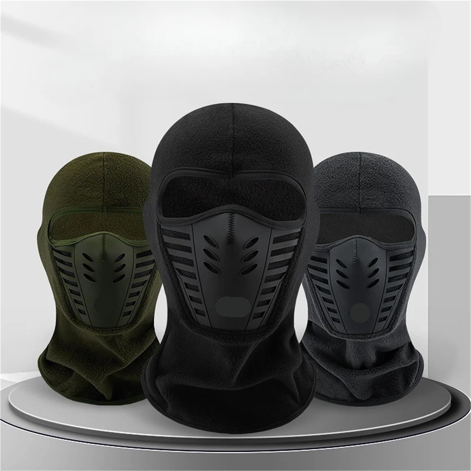 2 máscaras de esquí térmicas for Hombre y Mujer, cálidas, Resistentes al Viento, for Invierno para Esquí Ciclismo