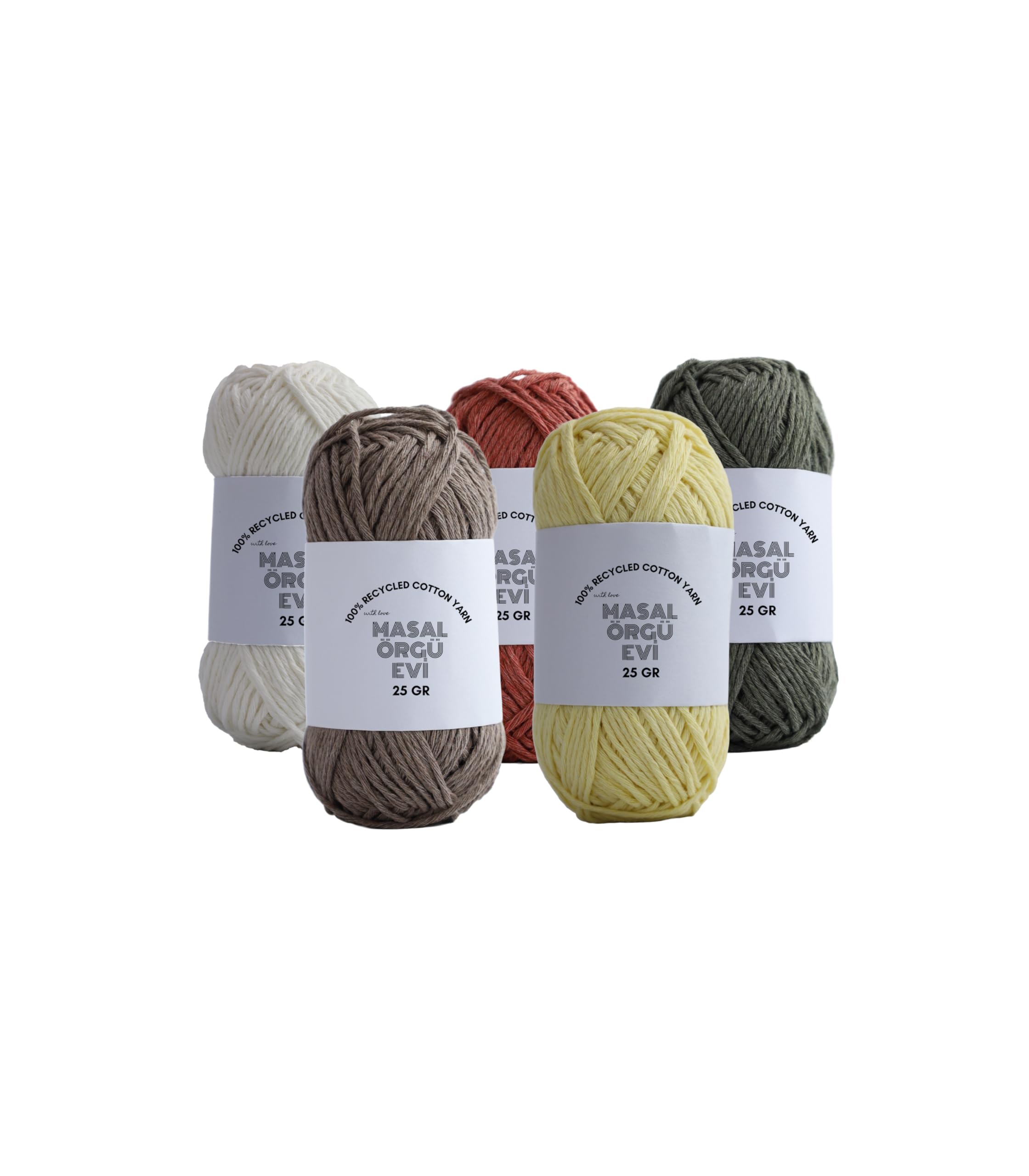 25 Gram Mini Cotton Serisi%100 Pamuk Örgü İpi 10 Renk Punch ve Amigurumi İpi (sonbahar)