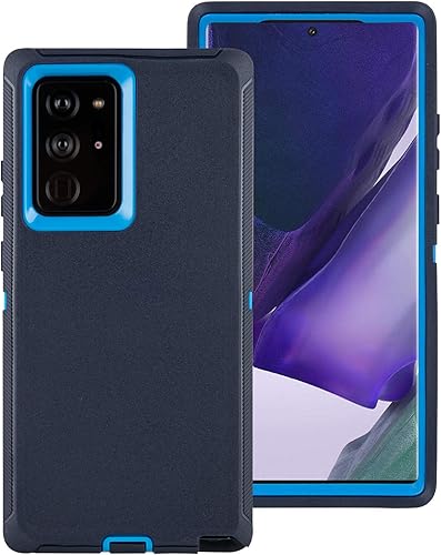 Funda para Galaxy Note 20, protección contra caídas, cuerpo completo, resistente, a prueba de golpes, caídas y polvo, funda protectora duradera de 3