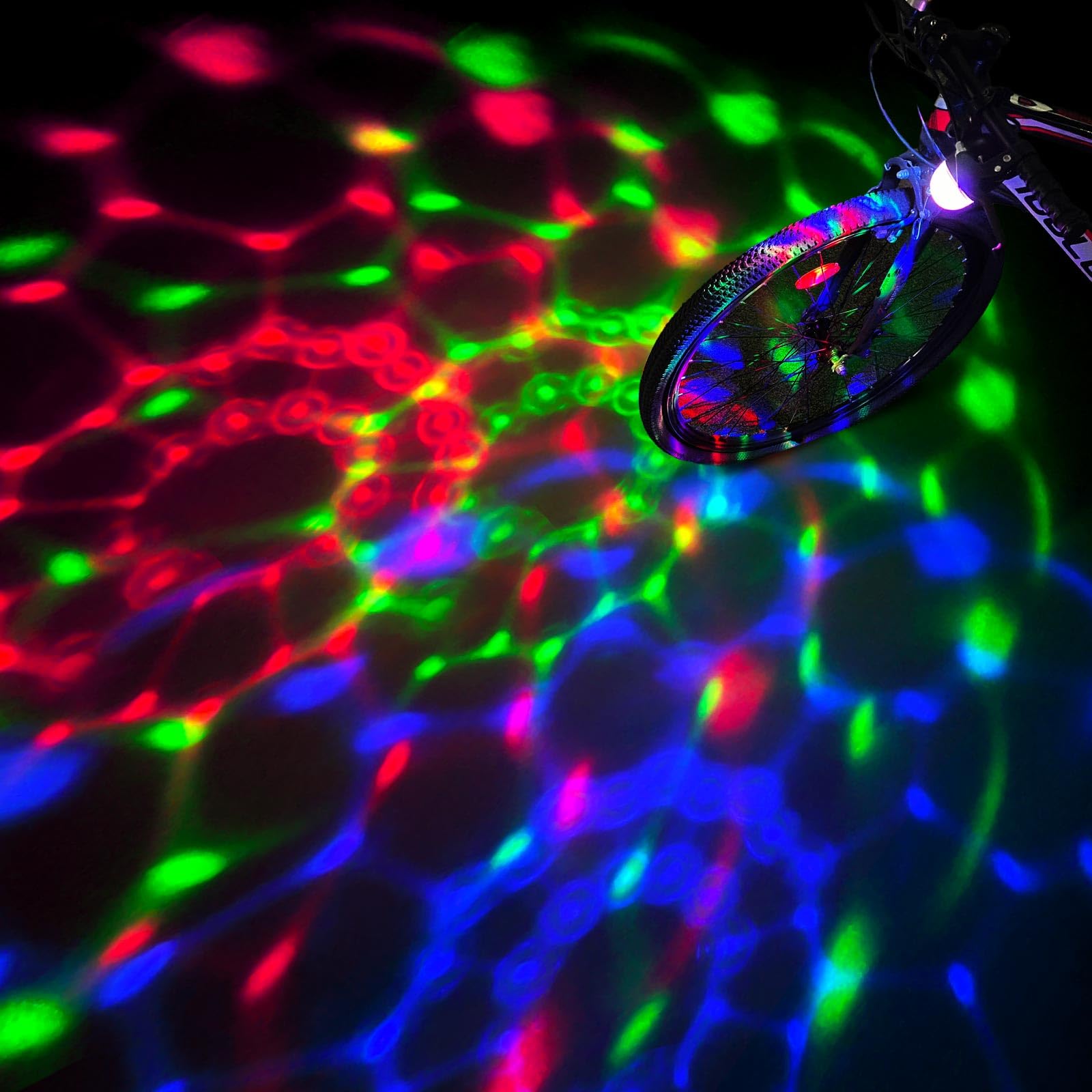 Eliteemo Led Disco Party Bike Light Usb Charging Bicycle Light